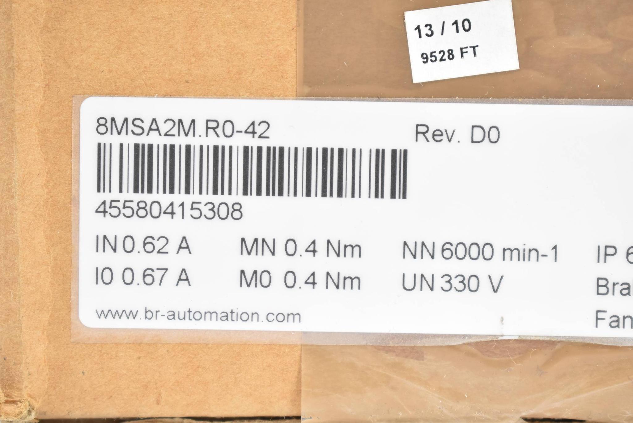 Produktfoto 3 von B&R Servomotor 8MSA2M.R0-42 Rev.D0