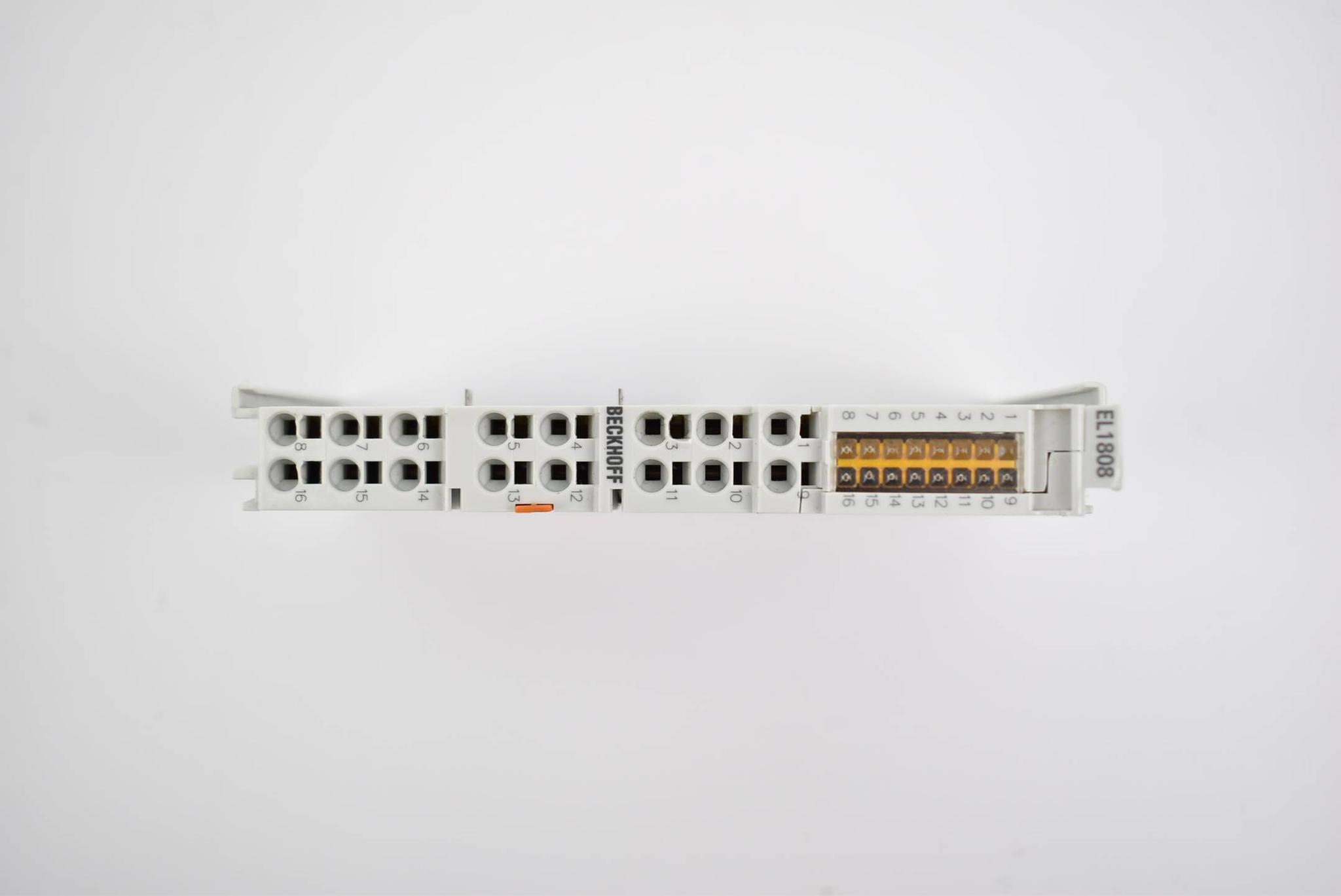 Produktfoto 1 von Beckhoff EtherCAT-Klemme 8-Kanal-Digital-Eingang 24 VDC 3 ms EL1808 ( EL 1808 )