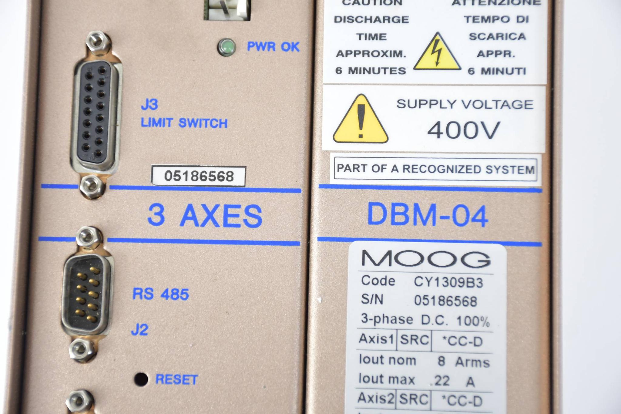 Produktfoto 3 von Moog Stromversorgung 3 AXES DBM-04 ( CY1309B3 )