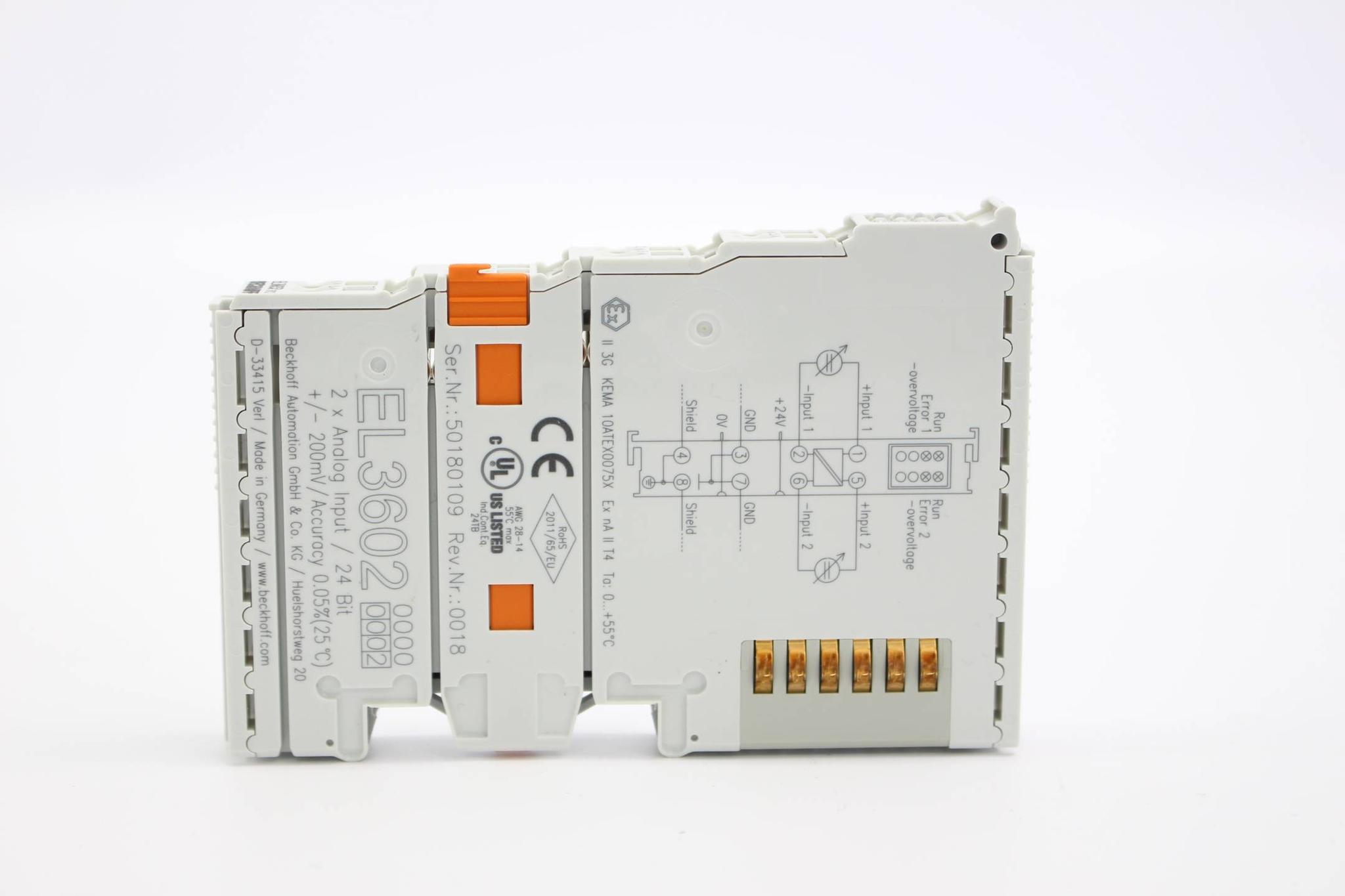 Produktfoto 1 von Beckhoff EtherCAT-Klemme EL3602-0002 ( EL 3602-0002 )