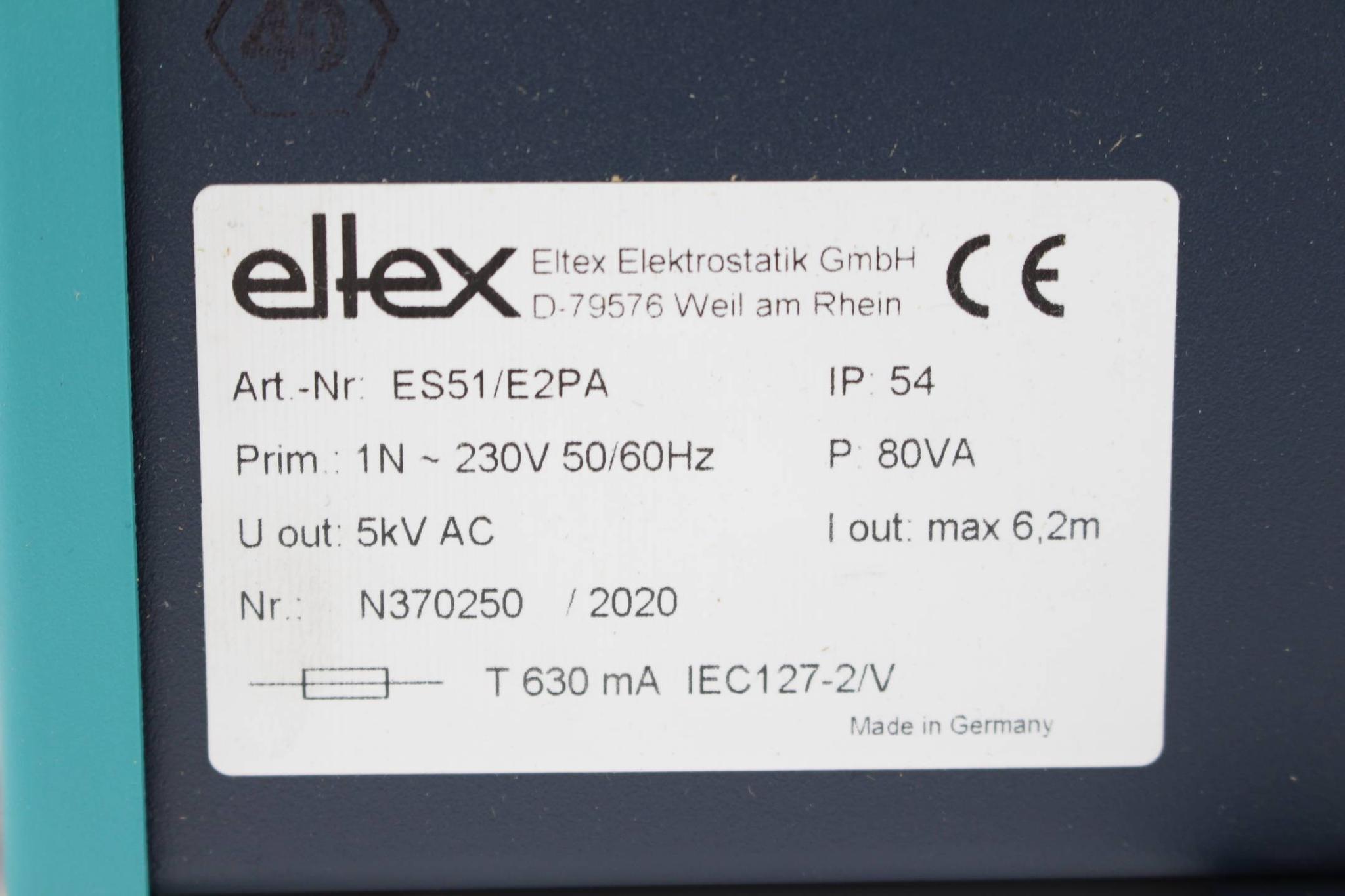 Produktfoto 3 von Eltex ES51 Hochspannungswandler 5 kV AC ES51/E2PA