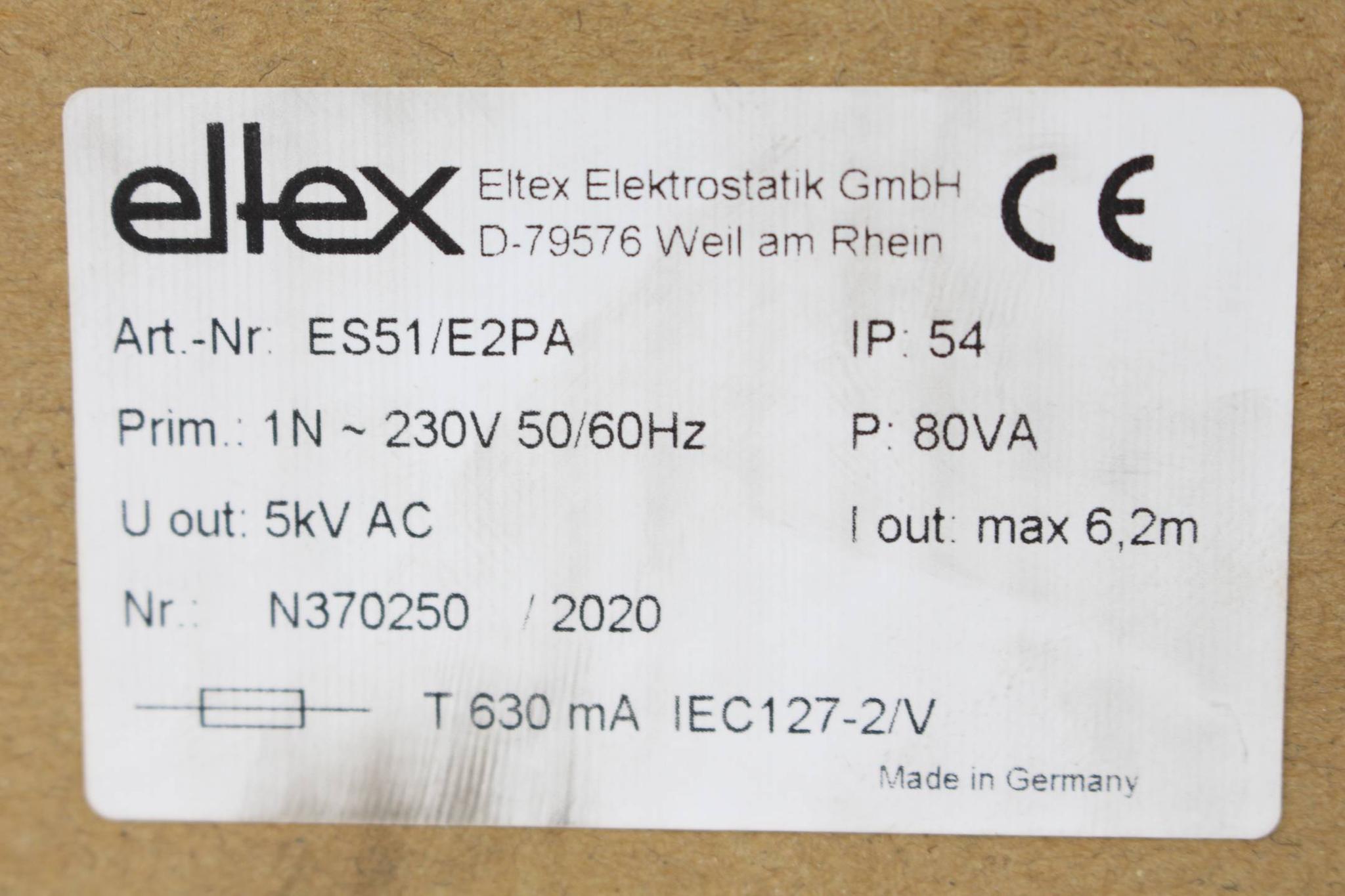 Produktfoto 4 von Eltex ES51 Hochspannungswandler 5 kV AC ES51/E2PA