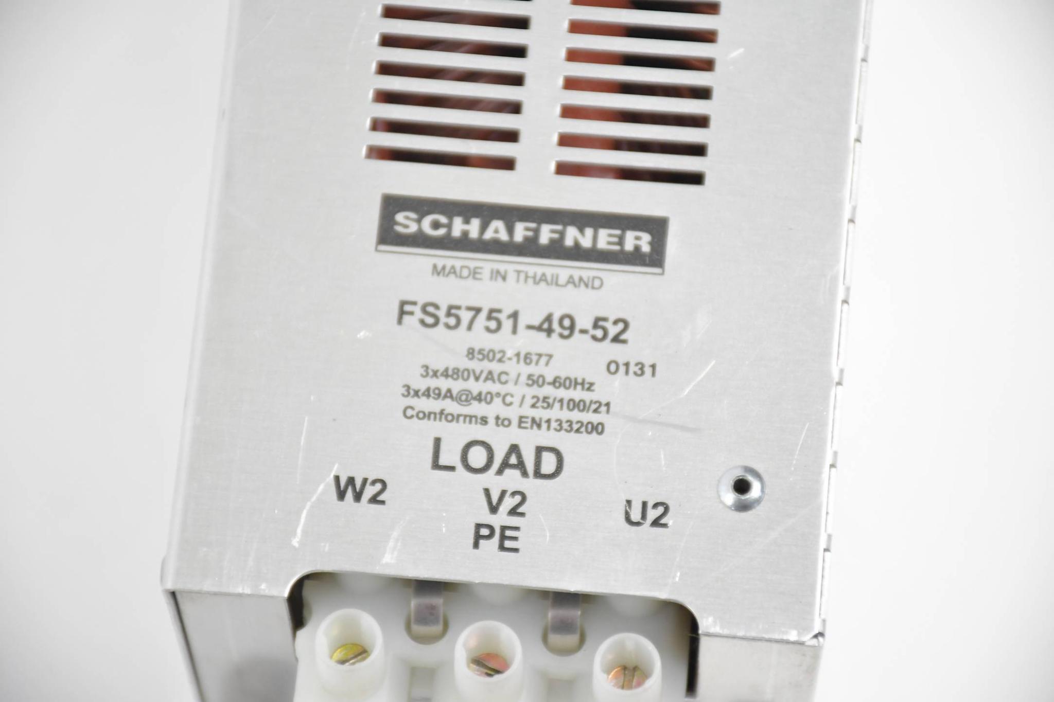 Schaffner Netzfilter FS5751-49-52 3x480VAC / 50-60Hz