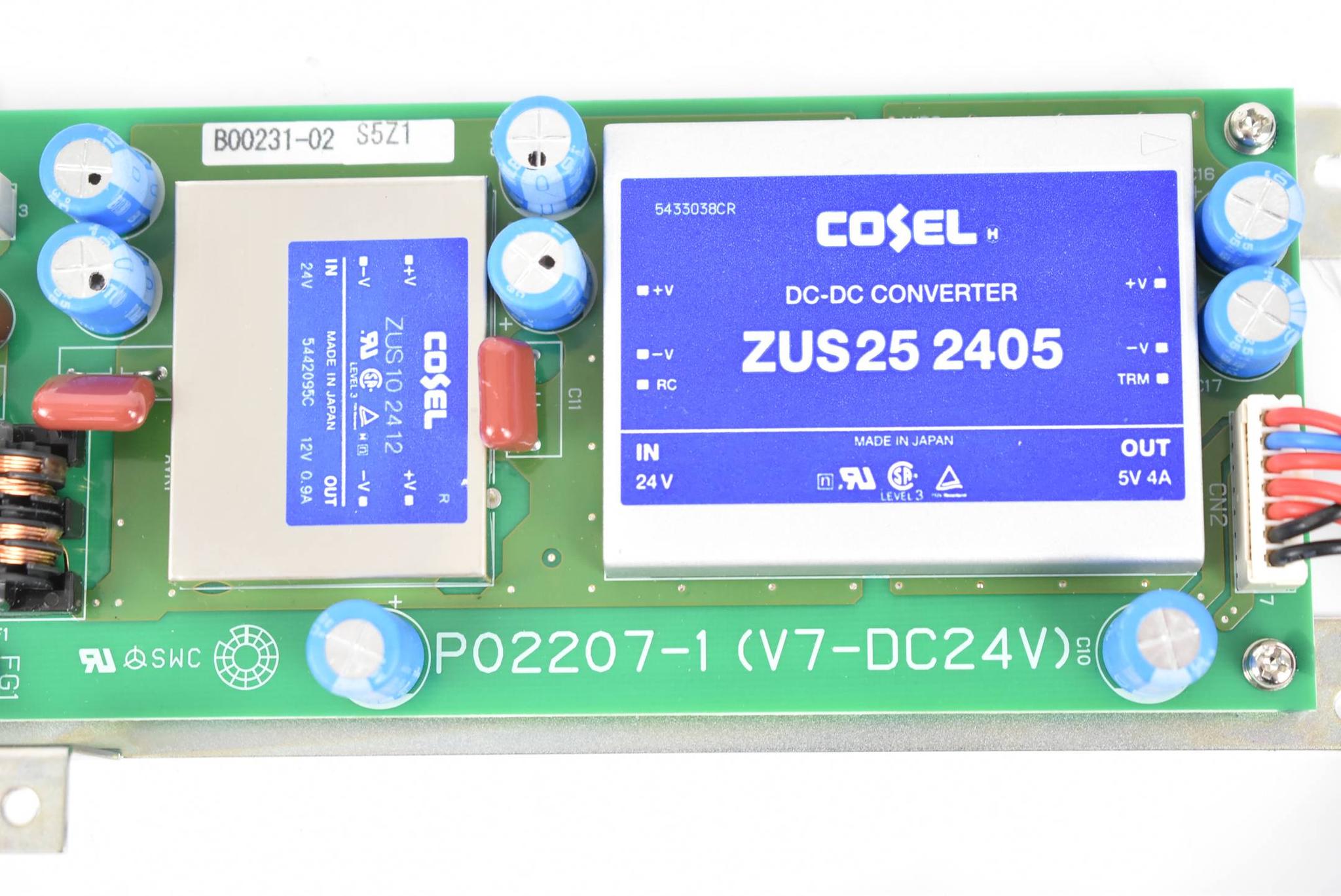 Cosel Board DC-DC Converter P02207-1 (V7-DC24V) + ZUS25 2405 + ZUS10 2412