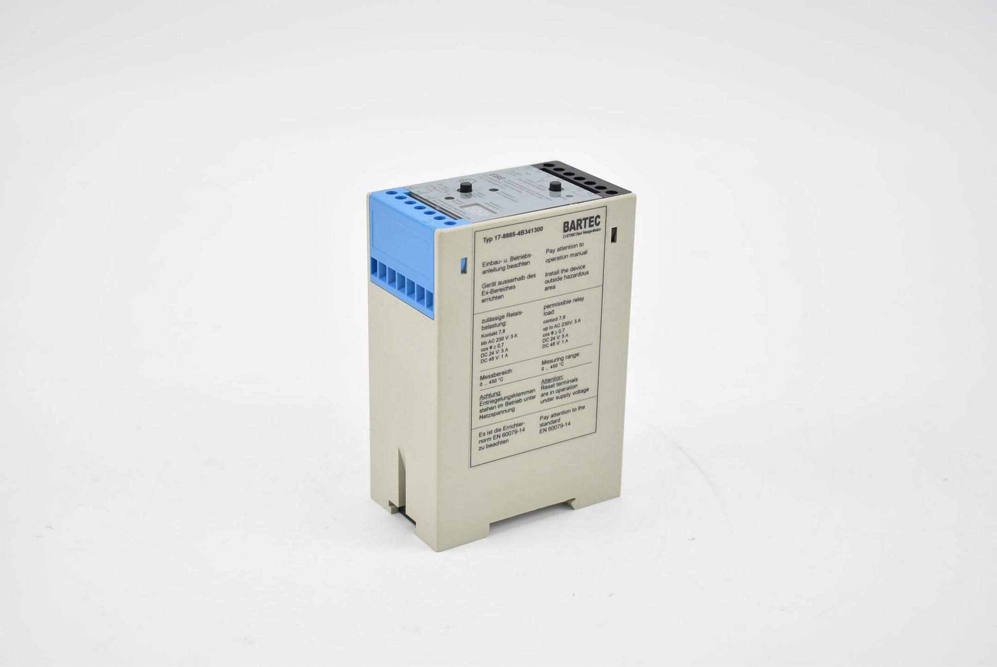 Produktfoto 1 von Bartec EBE Temperaturbegrenzer eigensicher 24-265V AC/DC 17-8885-4B341300