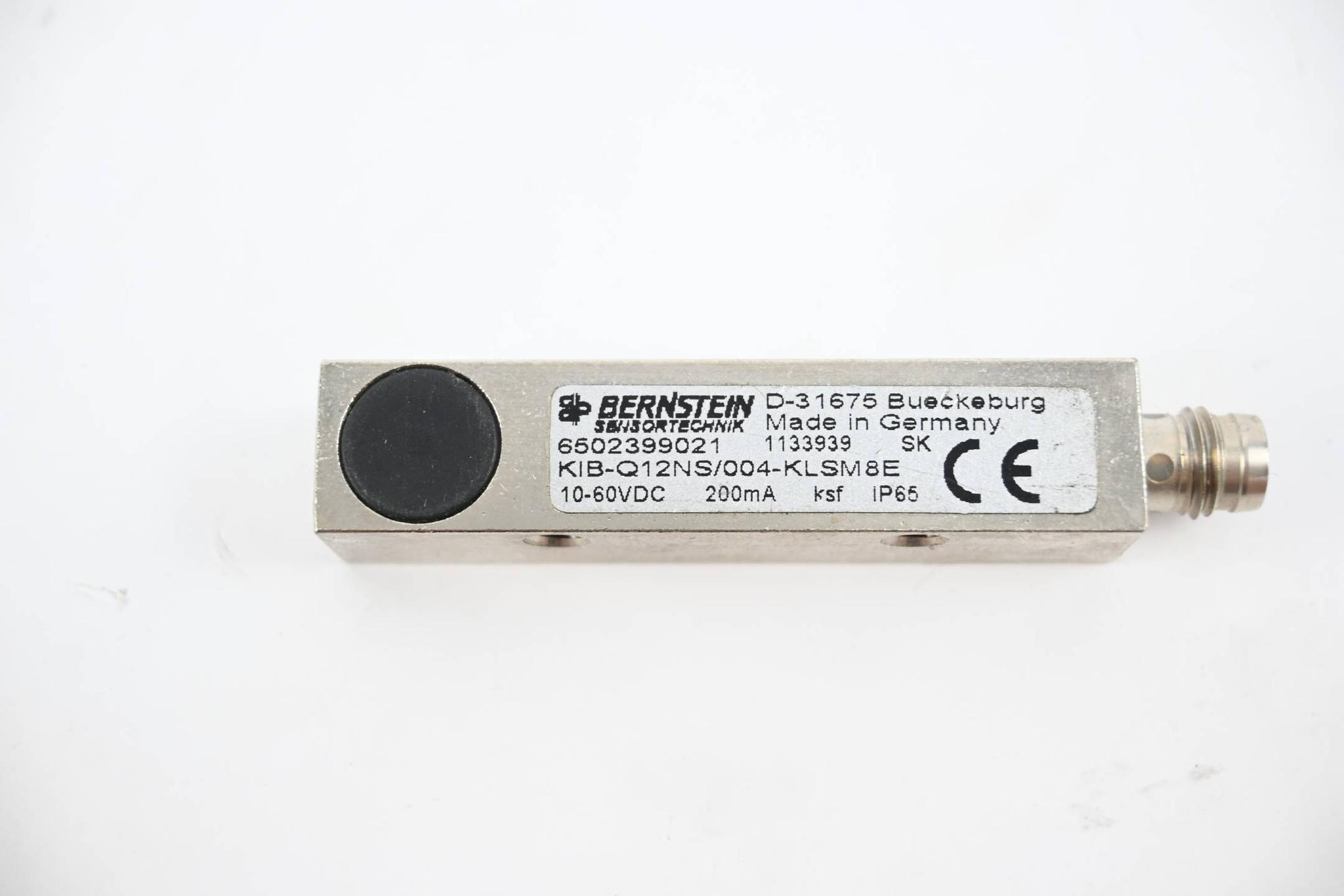 Produktfoto 2 von Bernstein Induktiver Näherungsschalter KIB-Q12NS/004-KLSM8E ( 6502399021 )