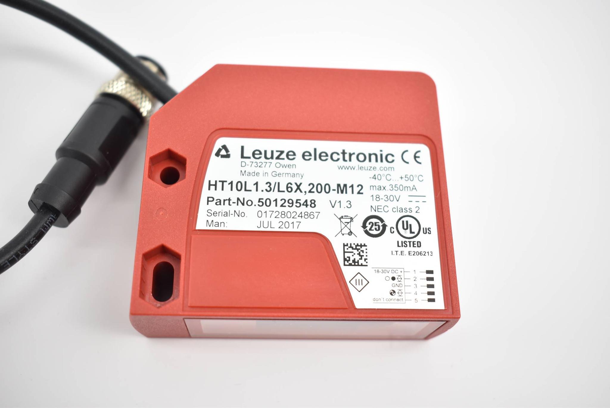 Produktfoto 2 von Leuze electronic Diffuse sensor with background suppression HT10L1.3/L6X,200-M12