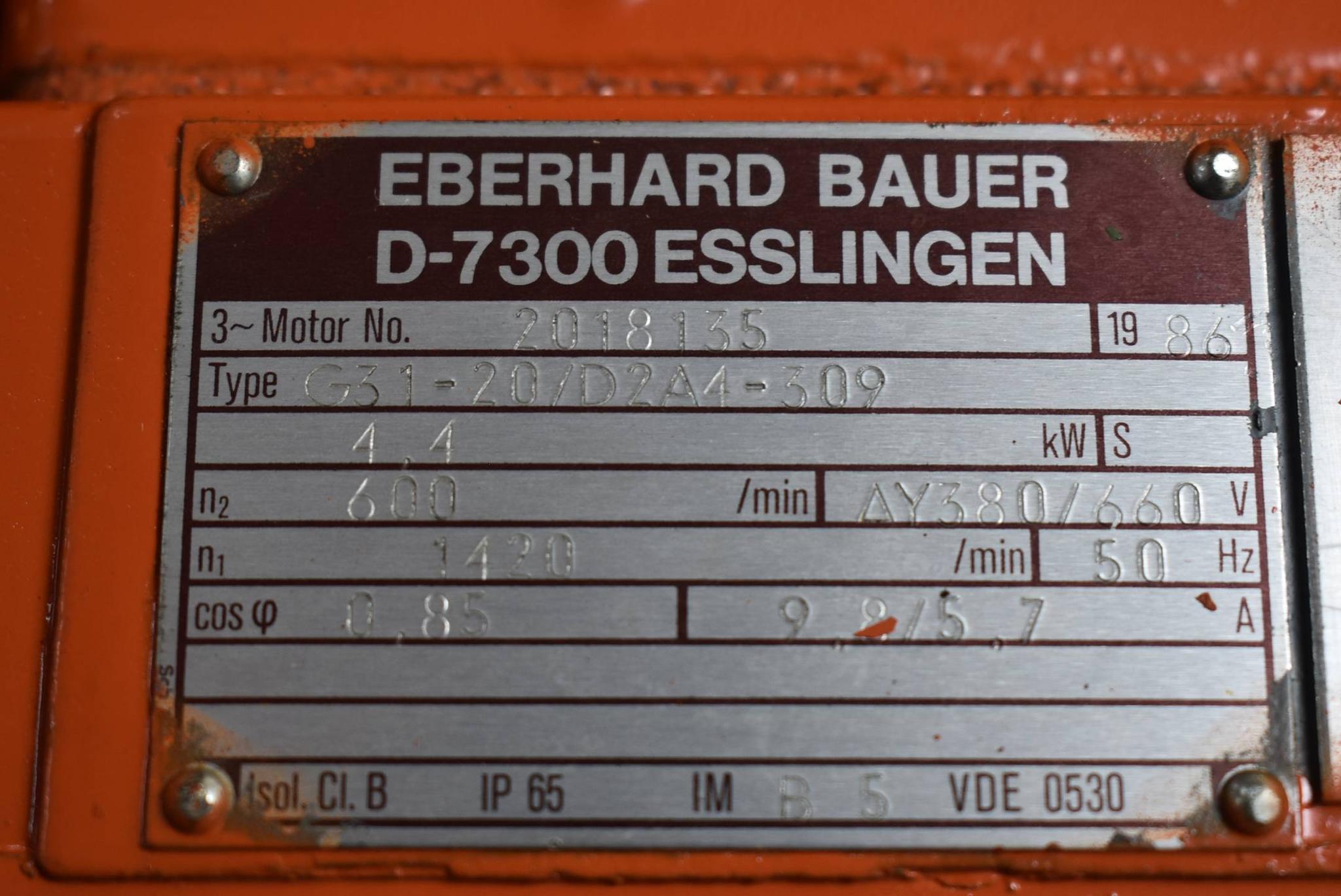 Produktfoto 2 von Bauer Getriebemotor G31-20/D2A4-309