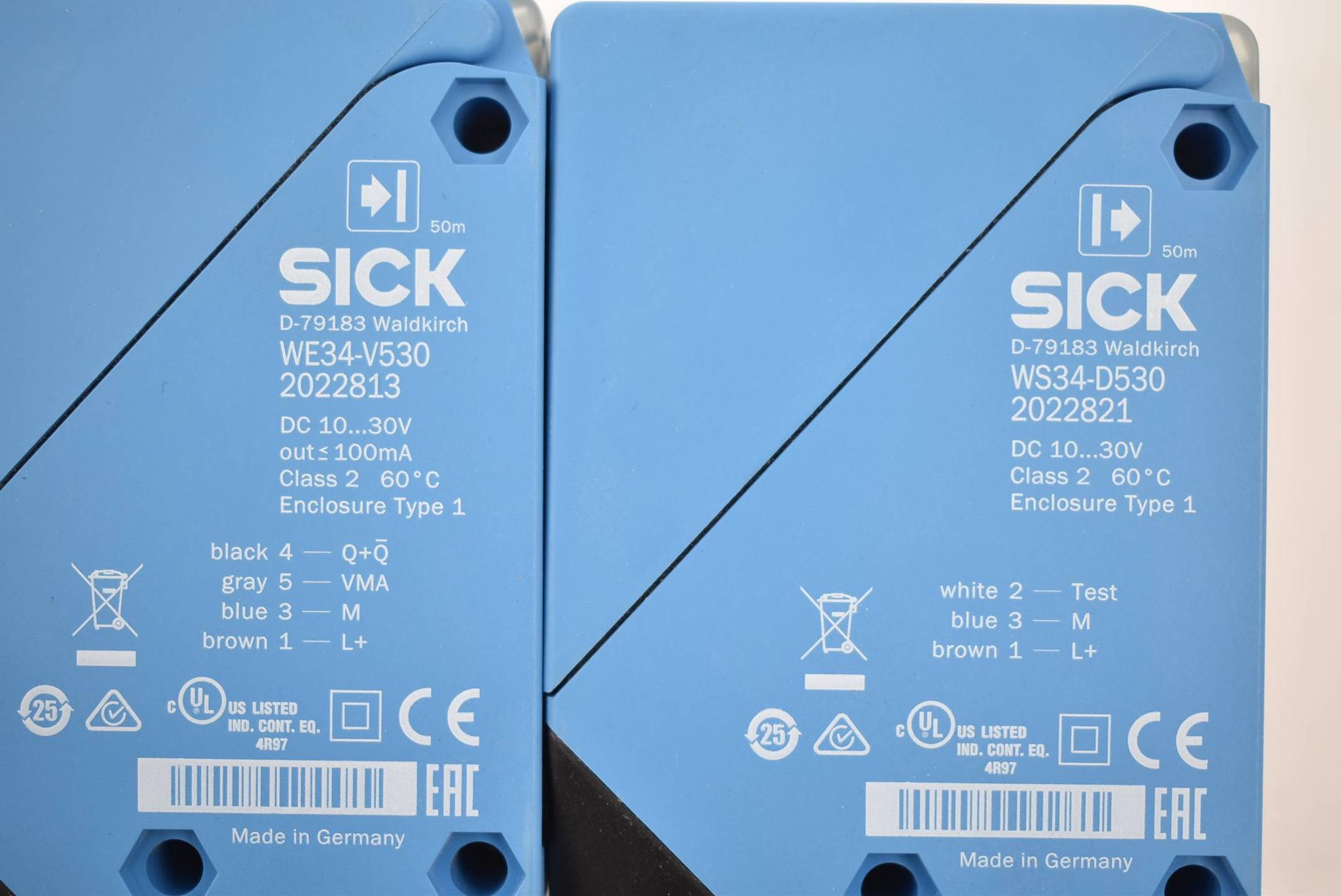 Produktfoto 3 von Sick Einweg-Lichtschranken WS/WE34-V530 ( WS34-V530 + WS34-D530 ) 1019256