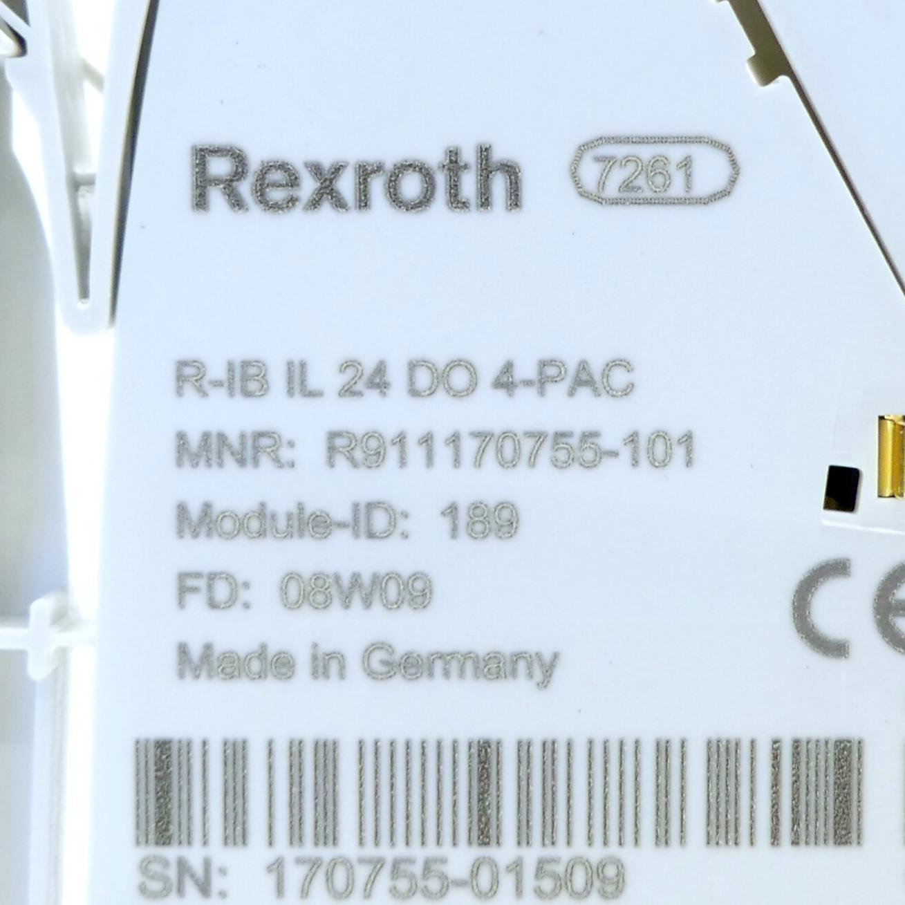 Produktfoto 2 von REXROTH Digital-Ausgangsbusklemme R-IB IL 24 DO 4-PAC