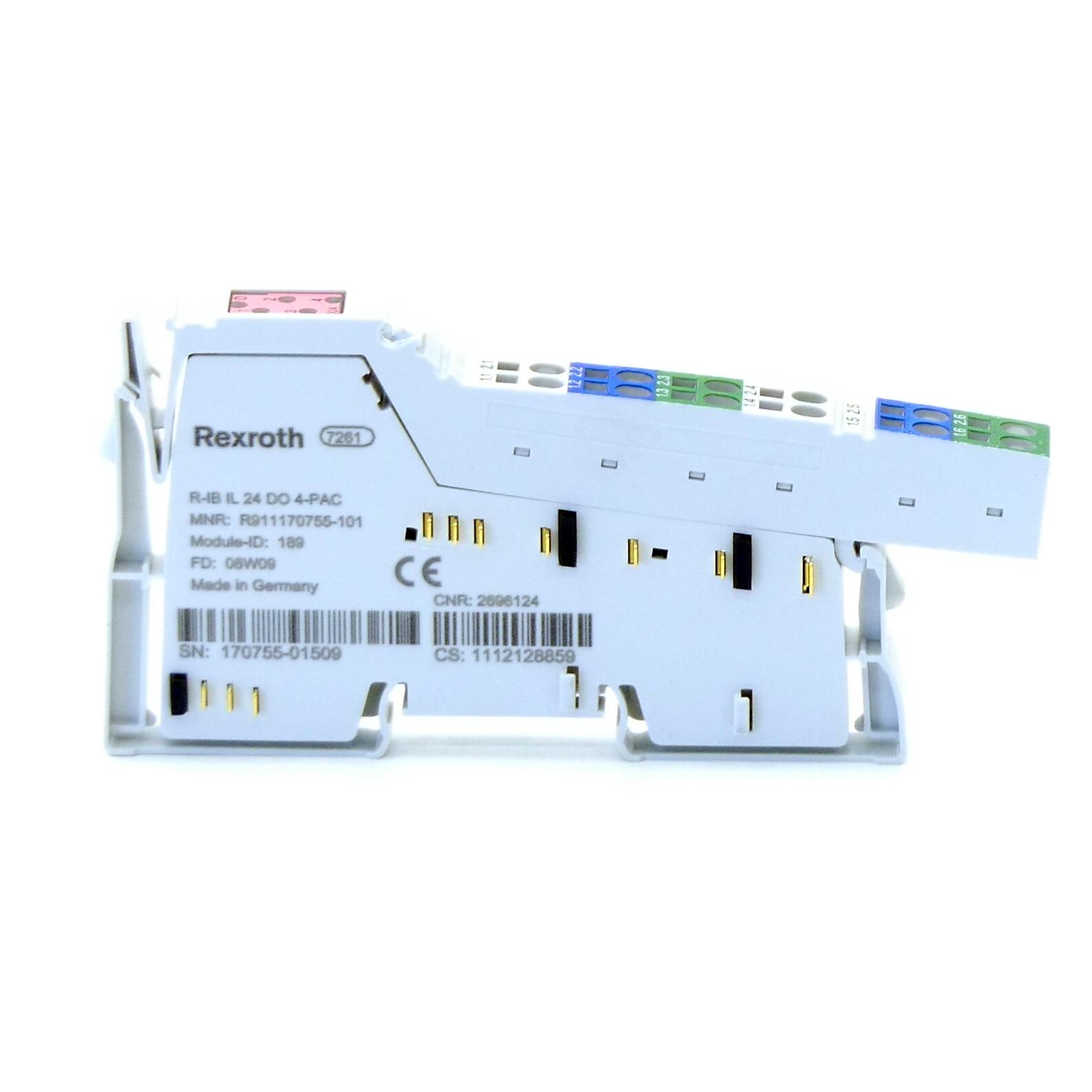 Produktfoto 3 von REXROTH Digital-Ausgangsbusklemme R-IB IL 24 DO 4-PAC