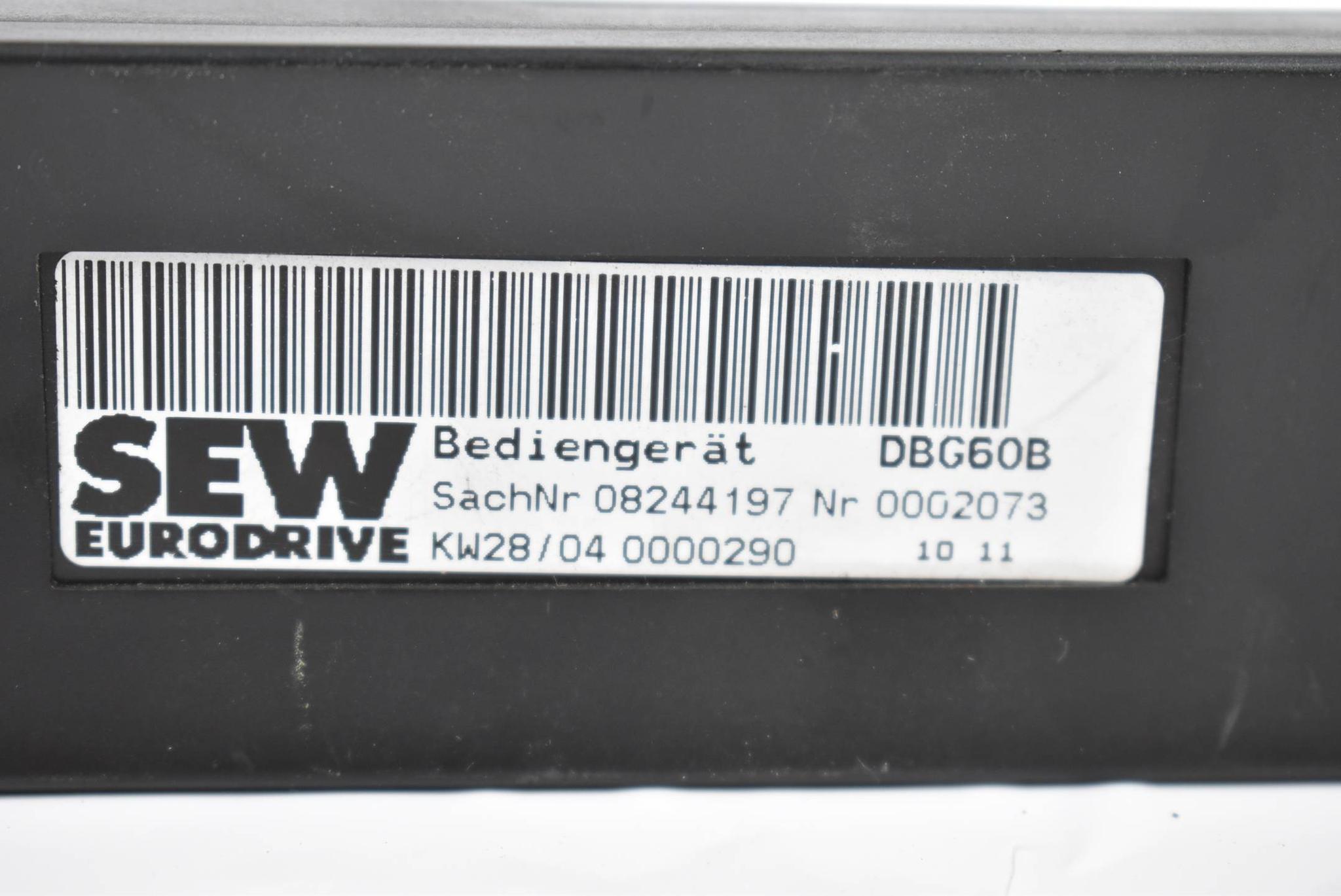 Produktfoto 1 von SEW Eurodrive Bediengerät DBG60B ( 08244197 )