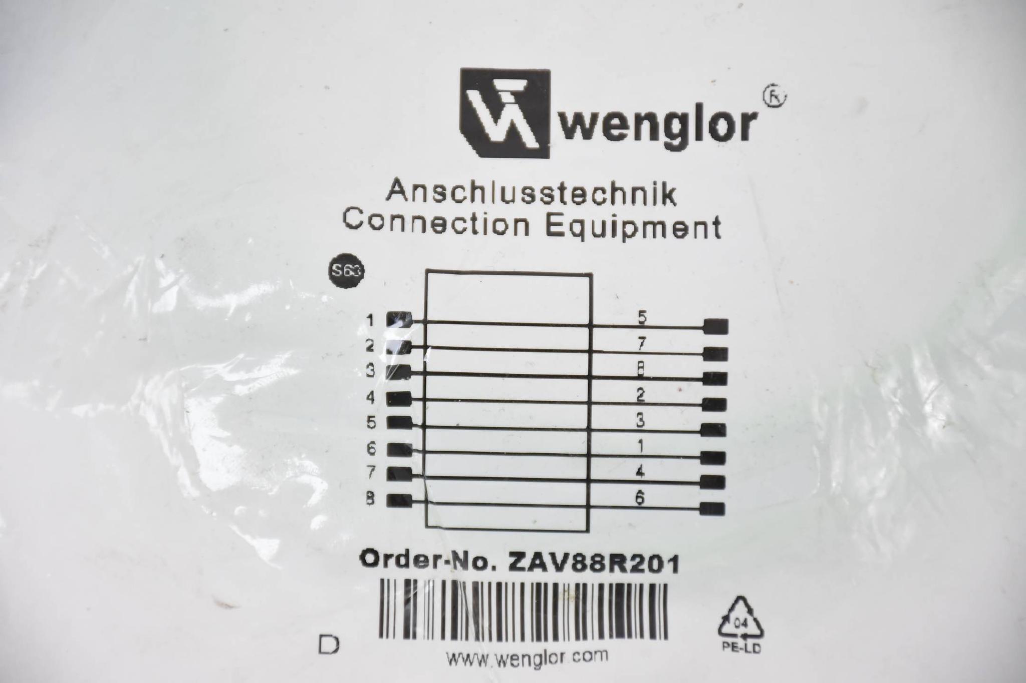 Produktfoto 1 von Wenglor Anschlusskabel ZAV88R201