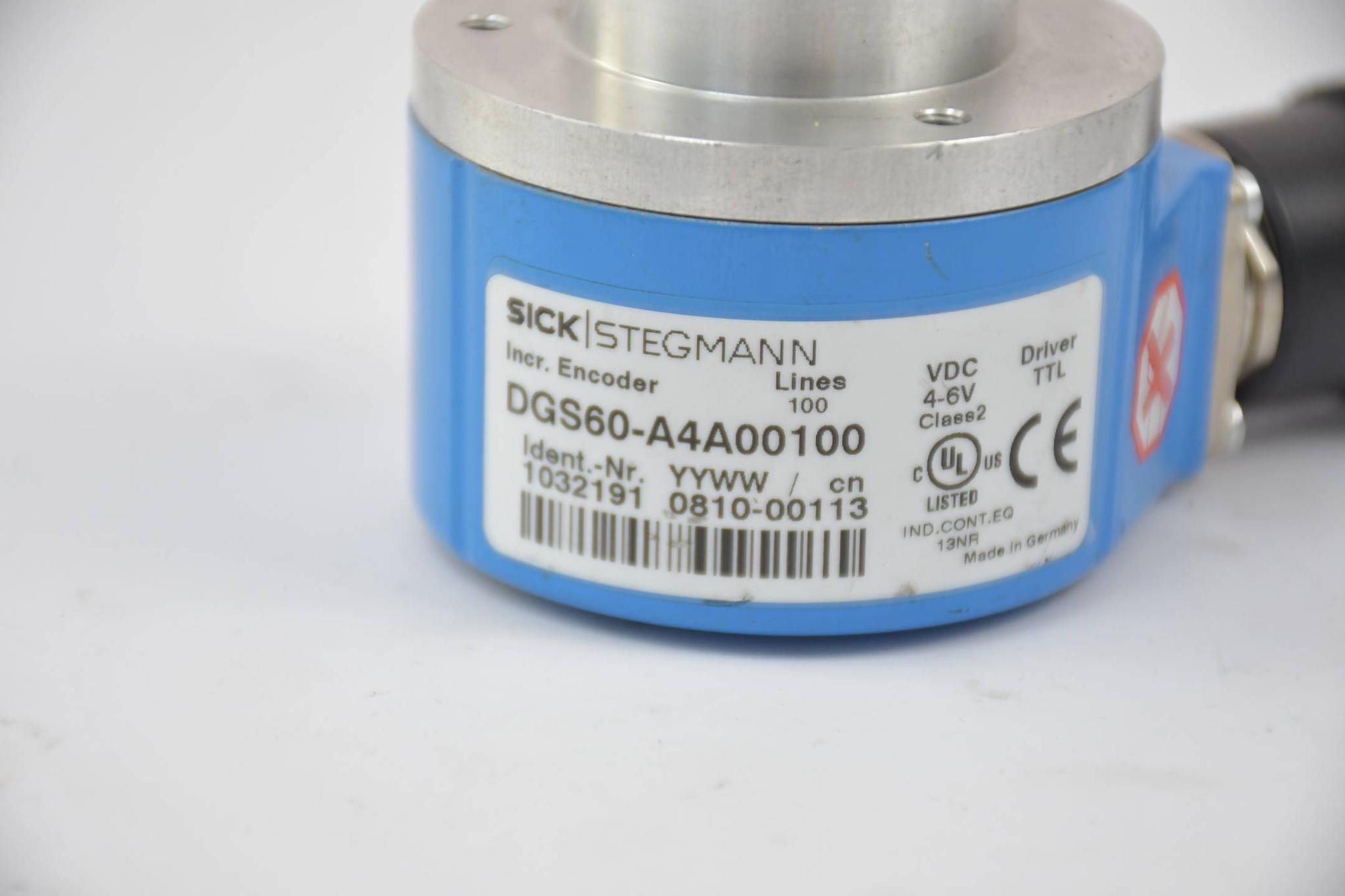 Produktfoto 2 von Sick Stegmann Incremental Encoder DGS60-A4A00100 ( 1032191 )