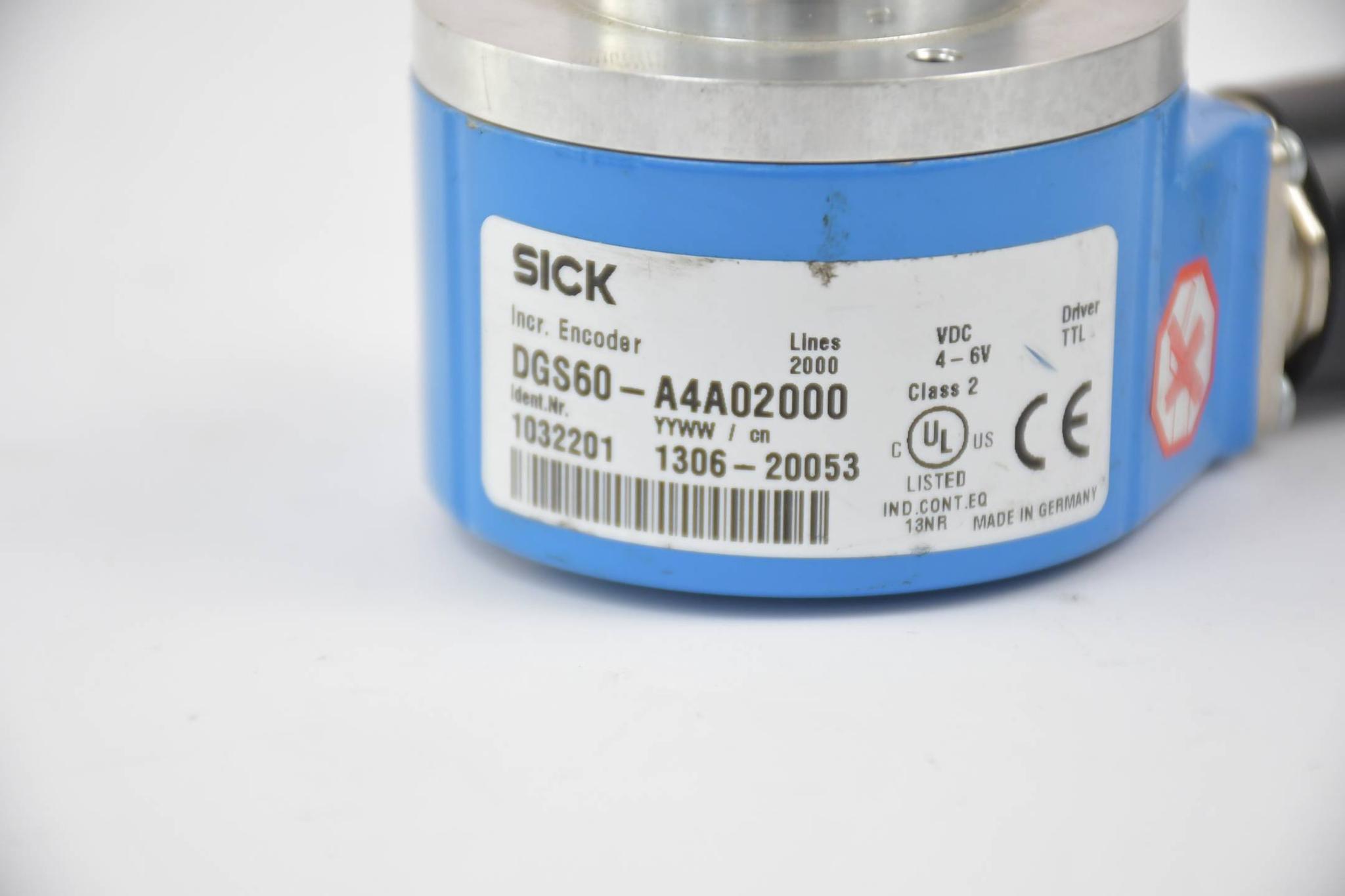 Produktfoto 2 von Sick Incremental Encoder DGS60-A4A02000 ( 1032201 )