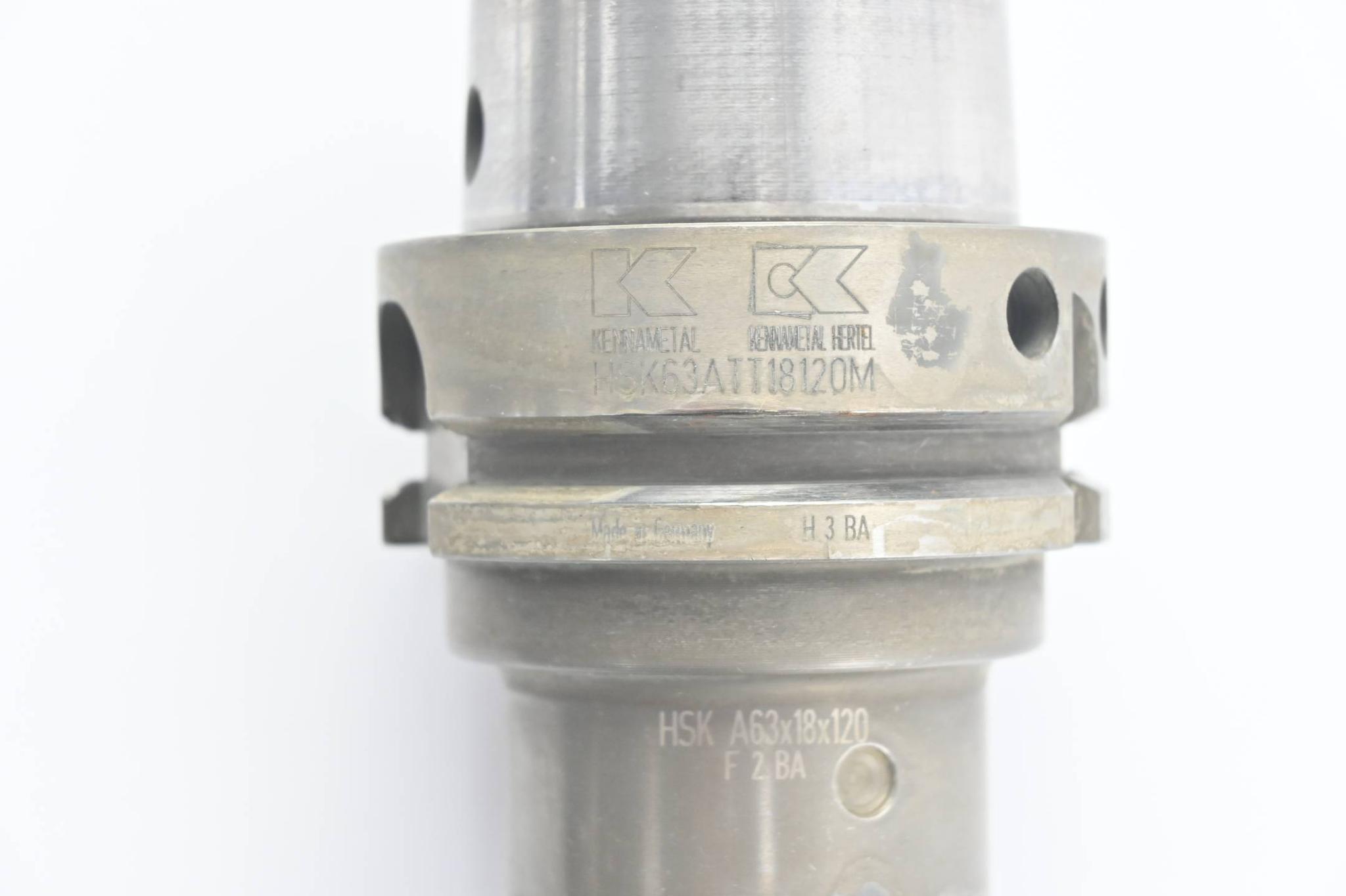 Produktfoto 2 von Kennametal HSK63ATT18120M inkl. VHM Stubo Drm. 11/17,2