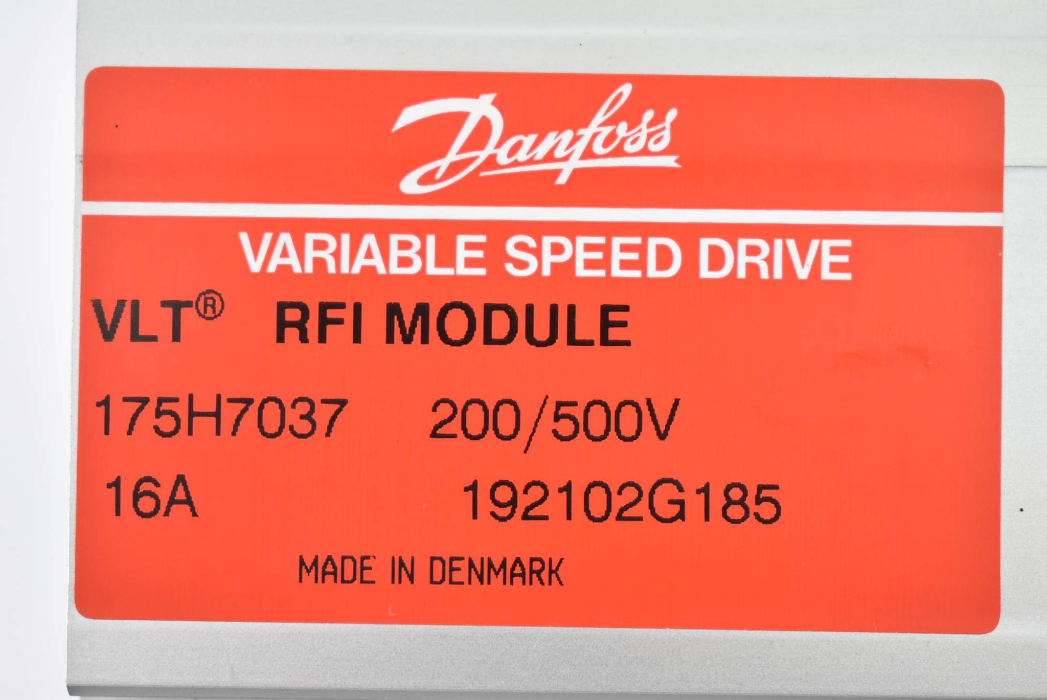 Produktfoto 3 von Danfoss Variable Speed Drive VLT RFI Module 175H7037 ( 200/500V / 16A )