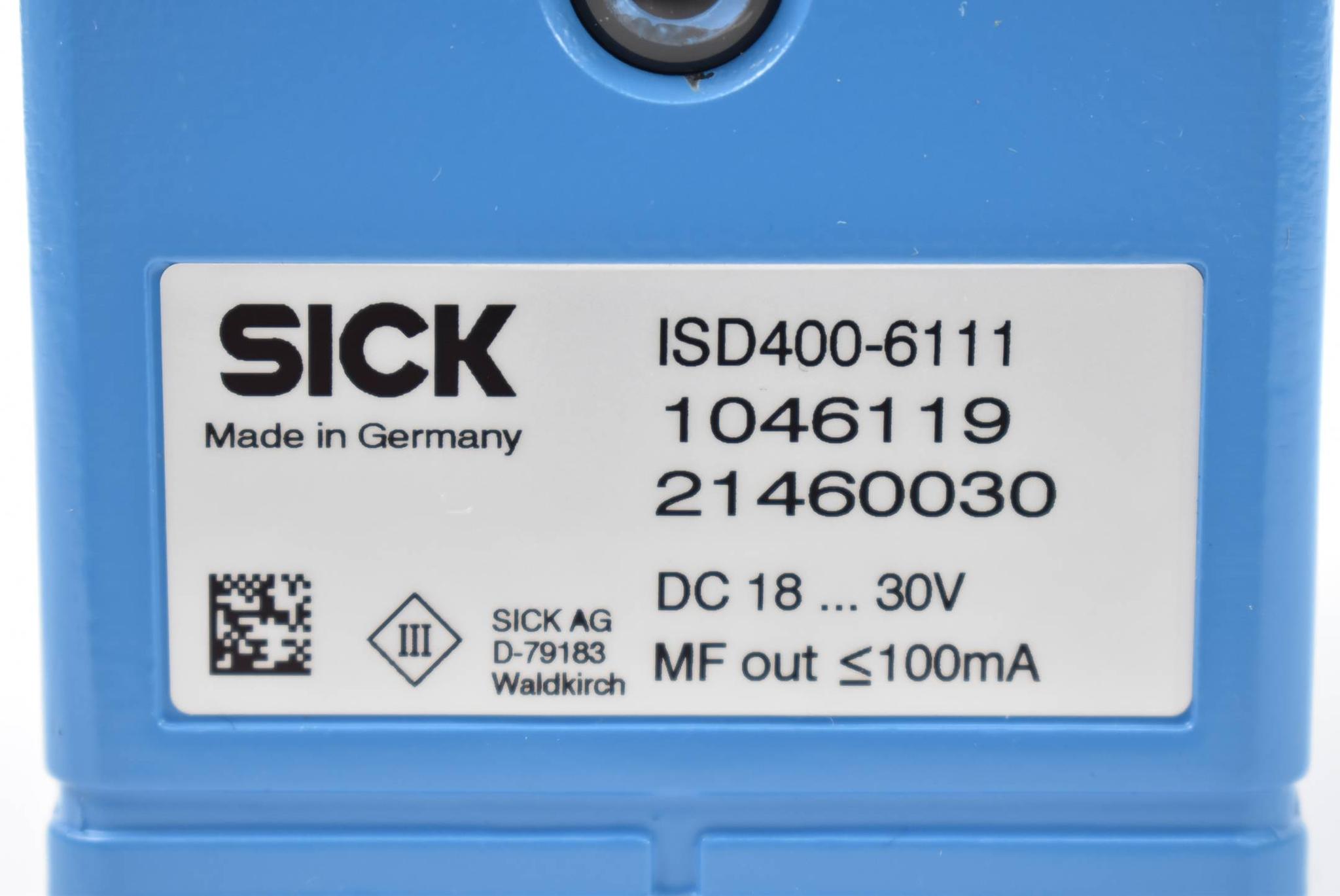 Produktfoto 3 von Sick Distanzsensor ISD400-6111 ( 1046119 ) 18-30VDC 100mA