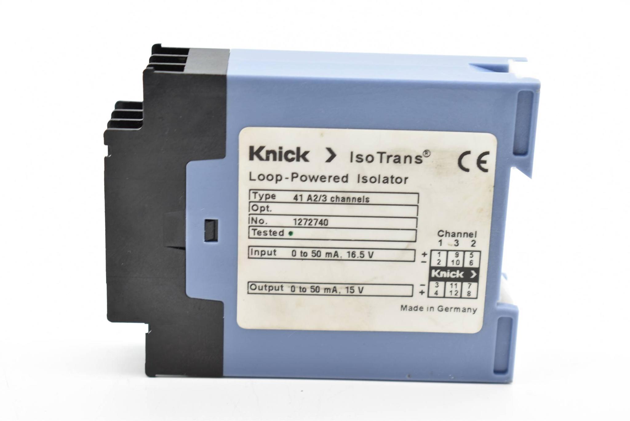 Produktfoto 3 von Knick IsoTrans Loop-Powered Isolator 1272740 ( 41 A2/3 channels )