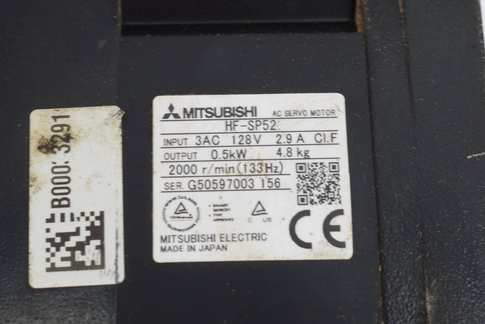 Produktfoto 3 von Mitsubishi AC Servo Motor HF-SP52 ( OHR201 )