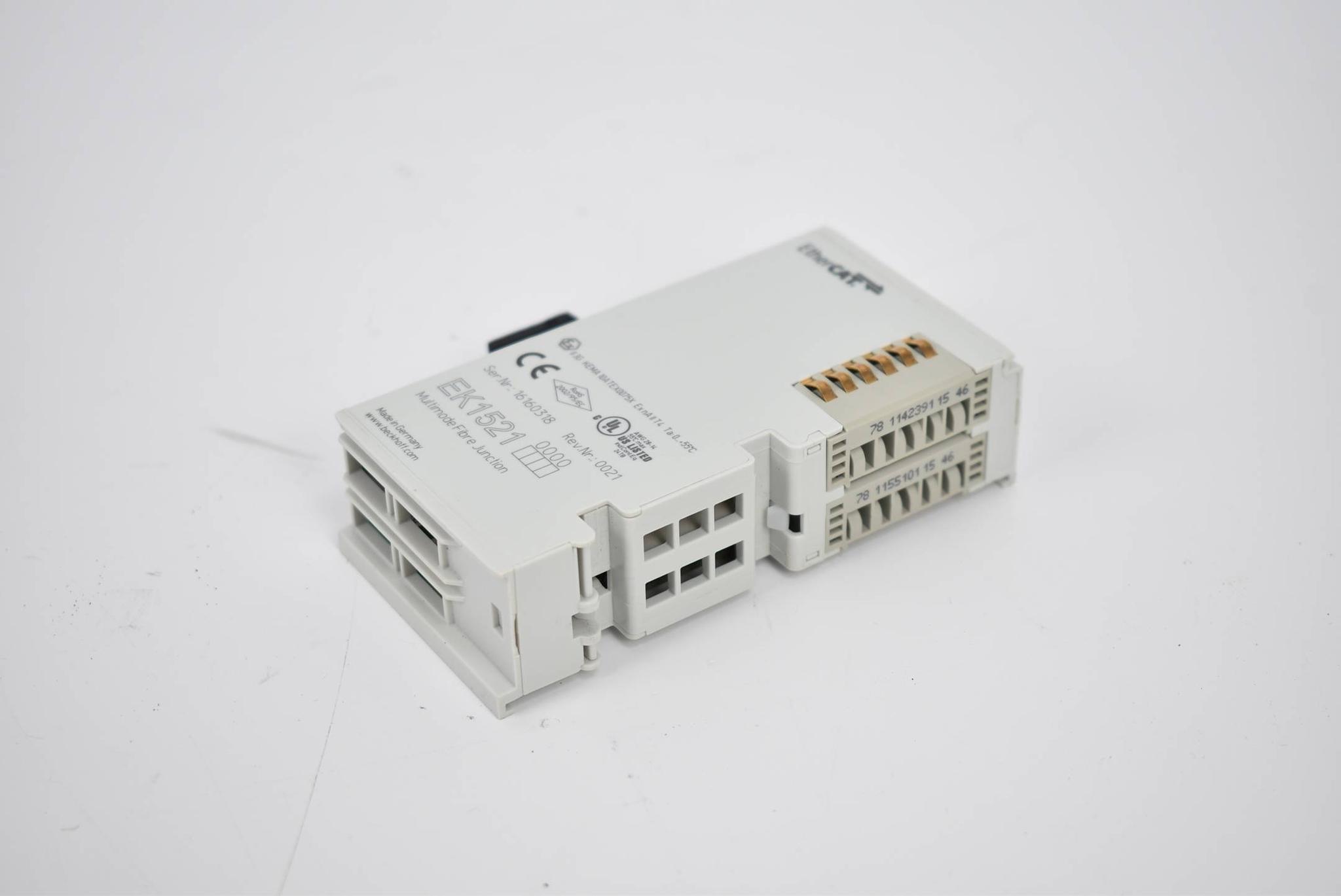 Produktfoto 1 von Beckhoff EtherCAT Multimode Fibre Junction EK1521 ( EK 1521 )