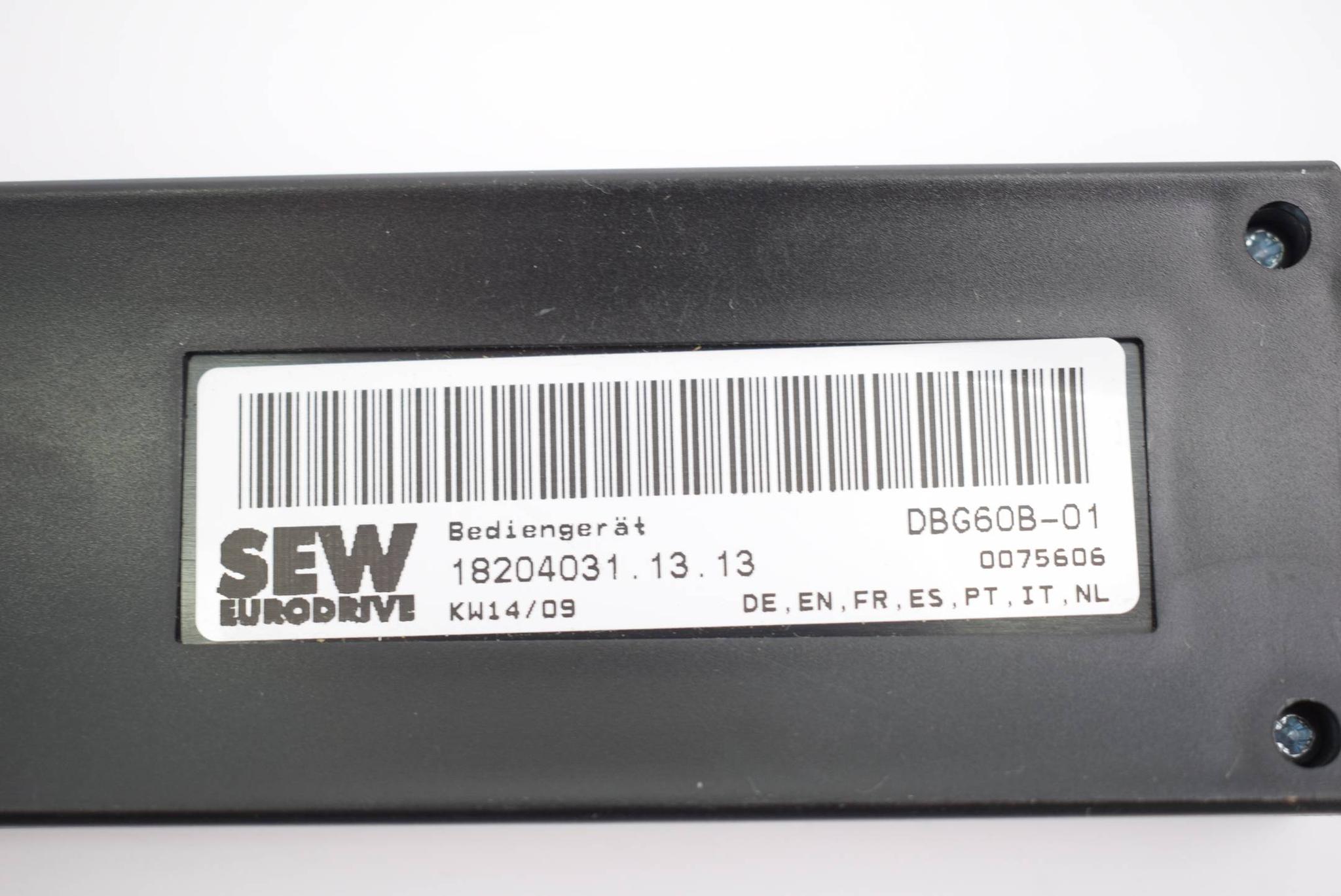 Produktfoto 1 von SEW eurodrive Bediengerät 18204031.13.13 ( DBG60B-01 )