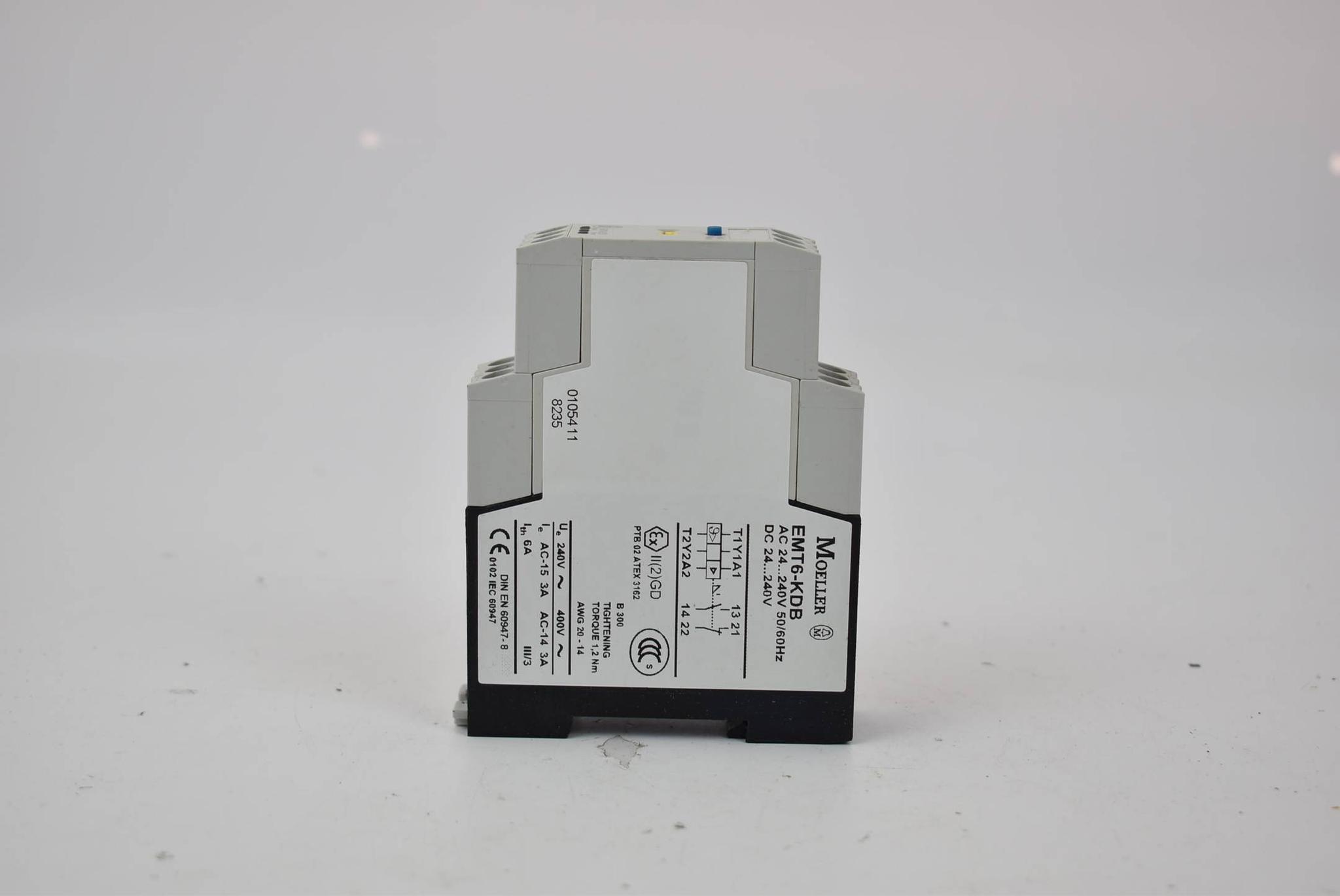 Produktfoto 1 von Moeller Thermistor Maschinenschutzrelais 24-240V AC/DC 50/60Hz EMT6-KDB