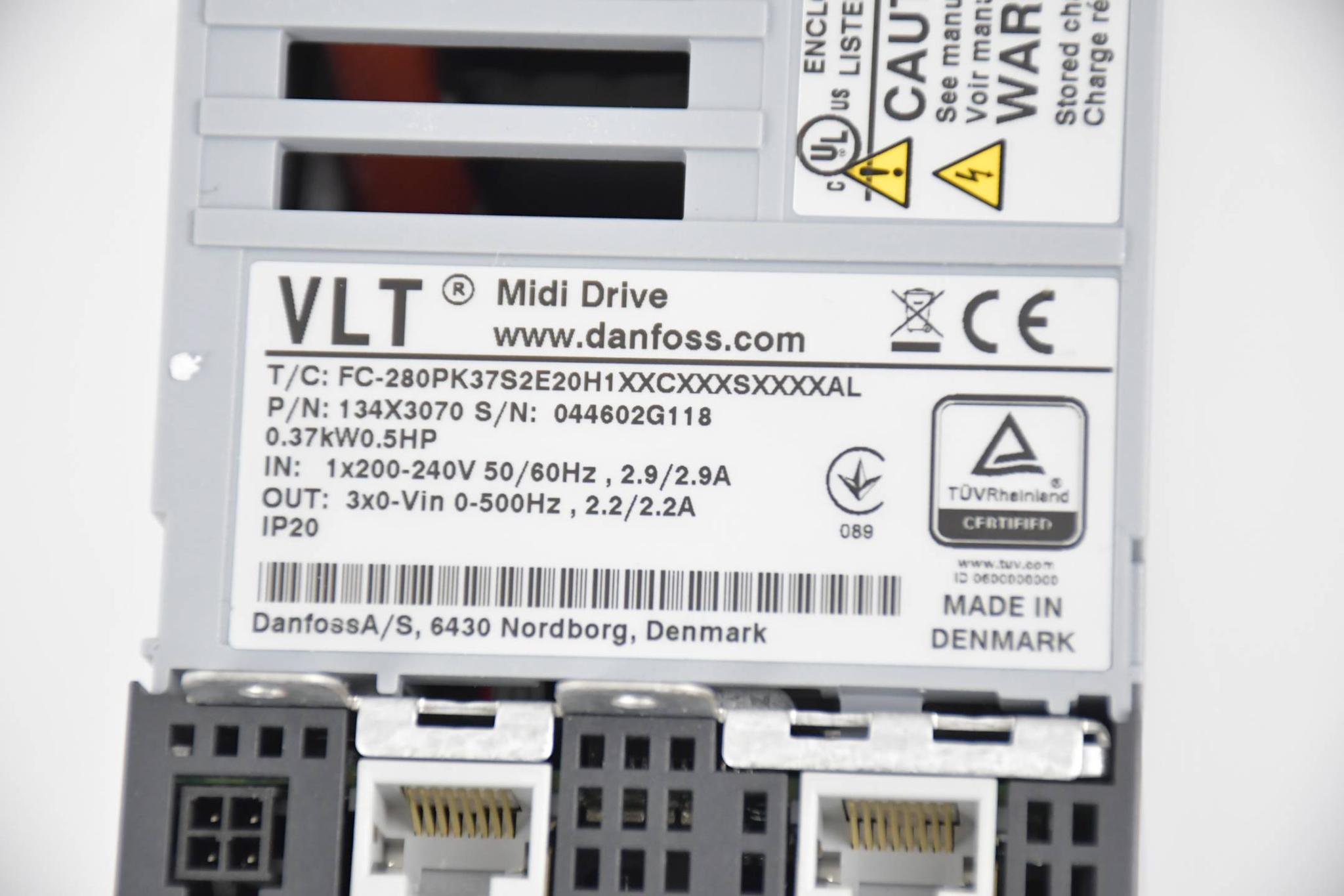 Produktfoto 4 von Danfoss VLT Midi Drive FC-280PK37S2E20H1XXCXXXSXXXXAL ( 134X3070 )