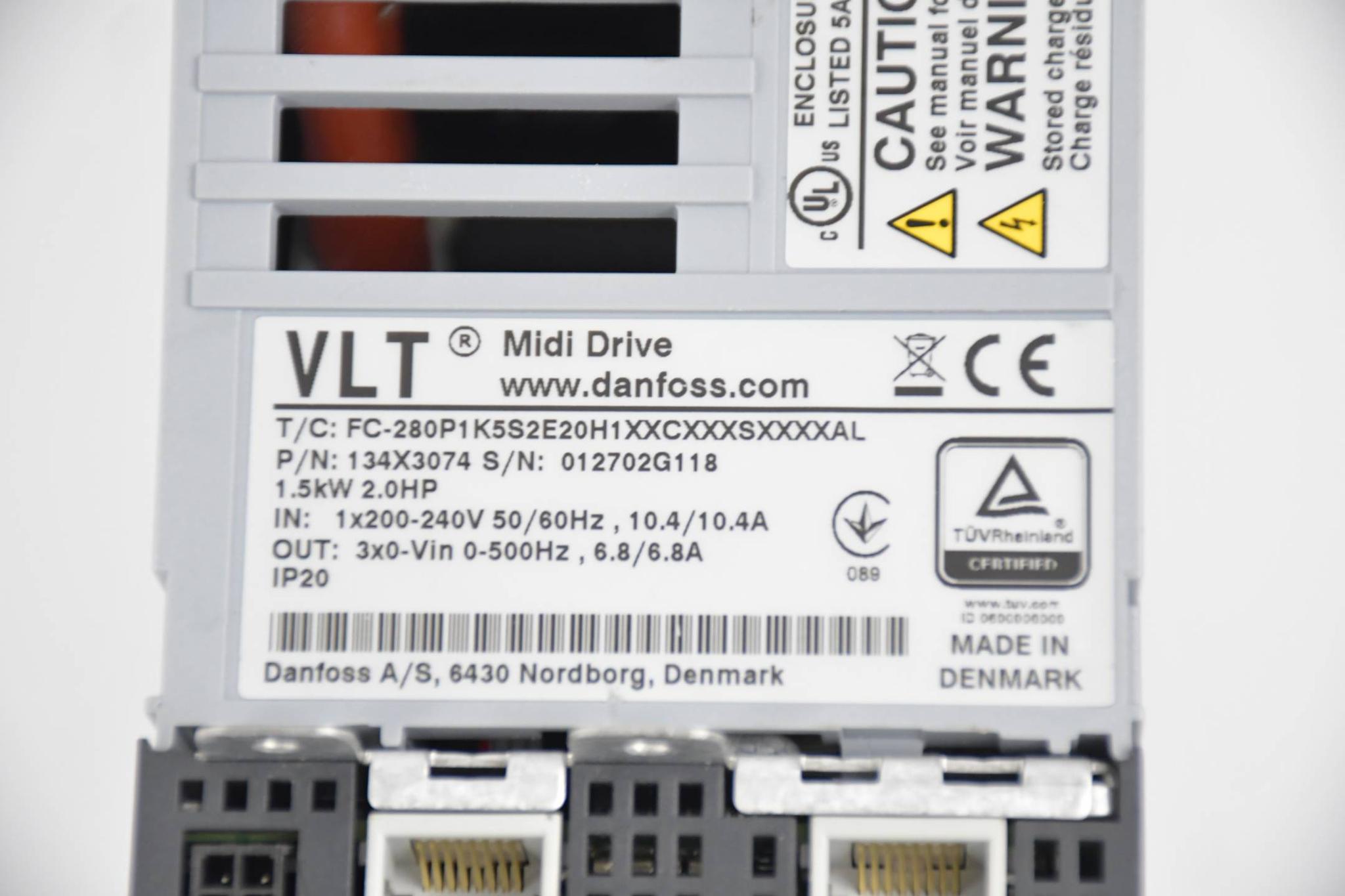 Produktfoto 4 von Danfoss VLT Midi Drive FC-280P1K5S2E20H1XXCXXXSXXXXAL ( 134X3074 )