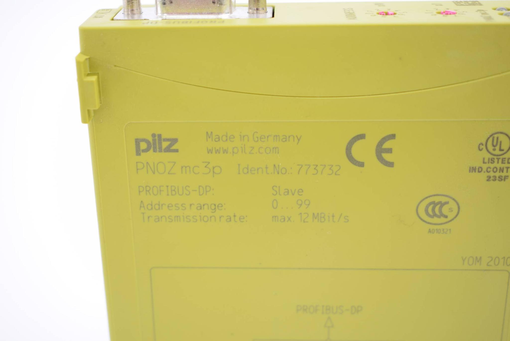 Produktfoto 2 von Pilz Profibus-DP PN0Z MC3P ( 773732 ) PNOZ MC3P