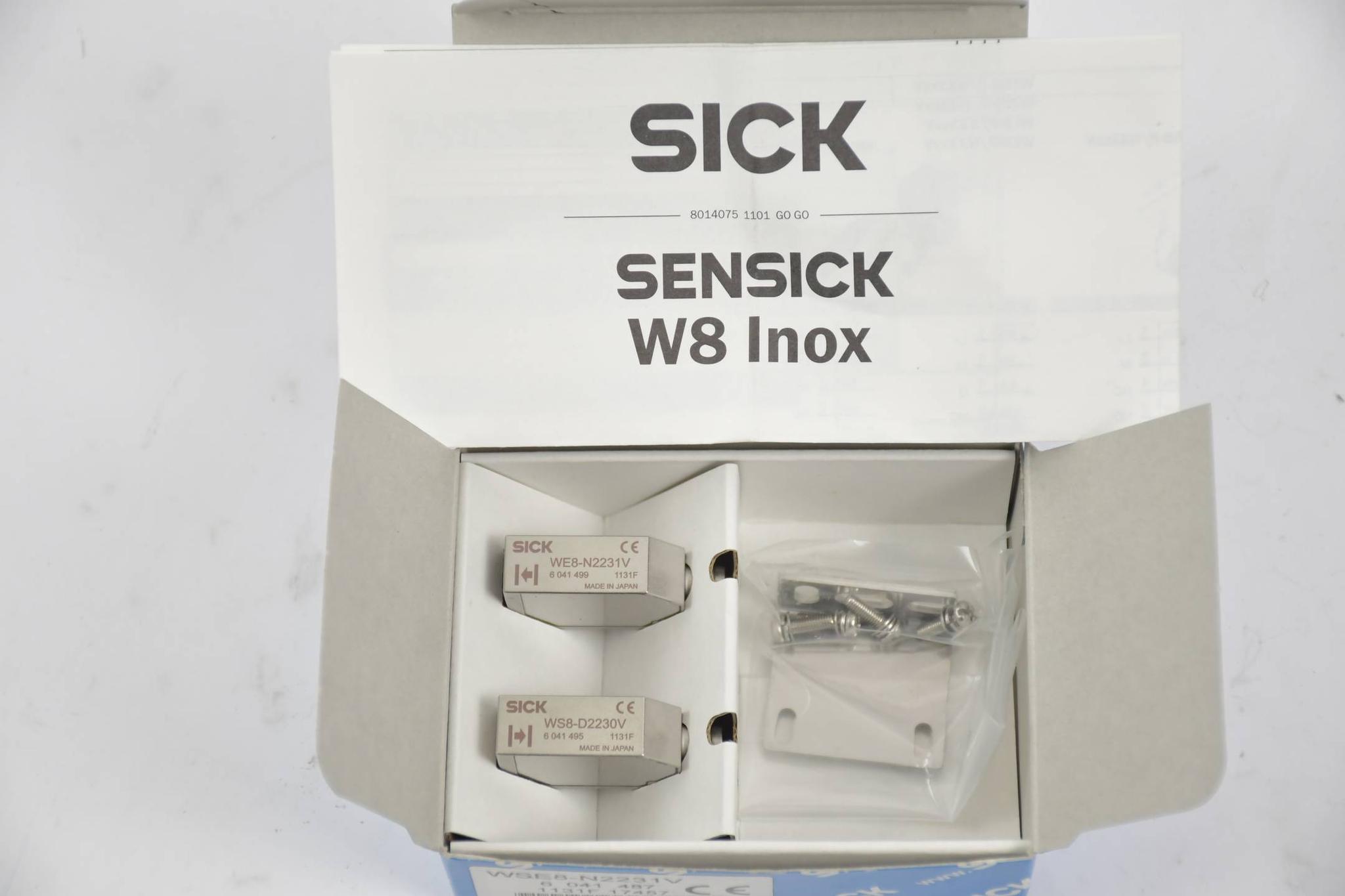 Produktfoto 1 von Sick Miniatur-Lichtschranken W8 Inox WSE8-N2231V ( 6041487 )