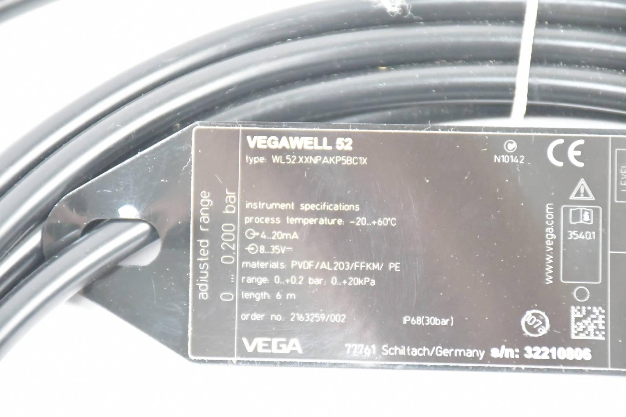 Produktfoto 2 von Vega Hängedruckmessumformer Vegawell 52 WL52.XXNPAKP5BC1X