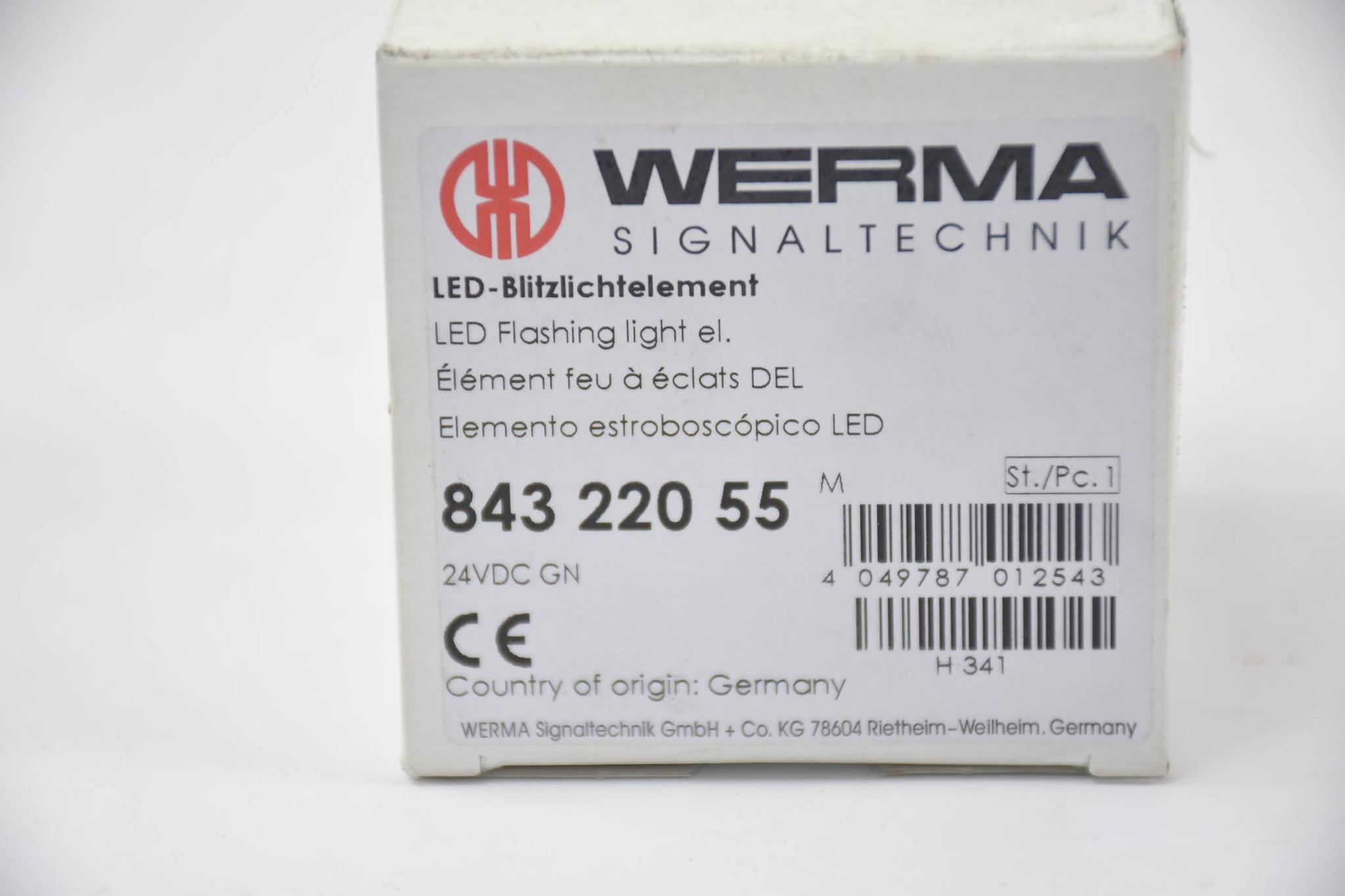 Produktfoto 3 von Werma LED-Blitzlichtelement 24VDC GN ( 84322055 )