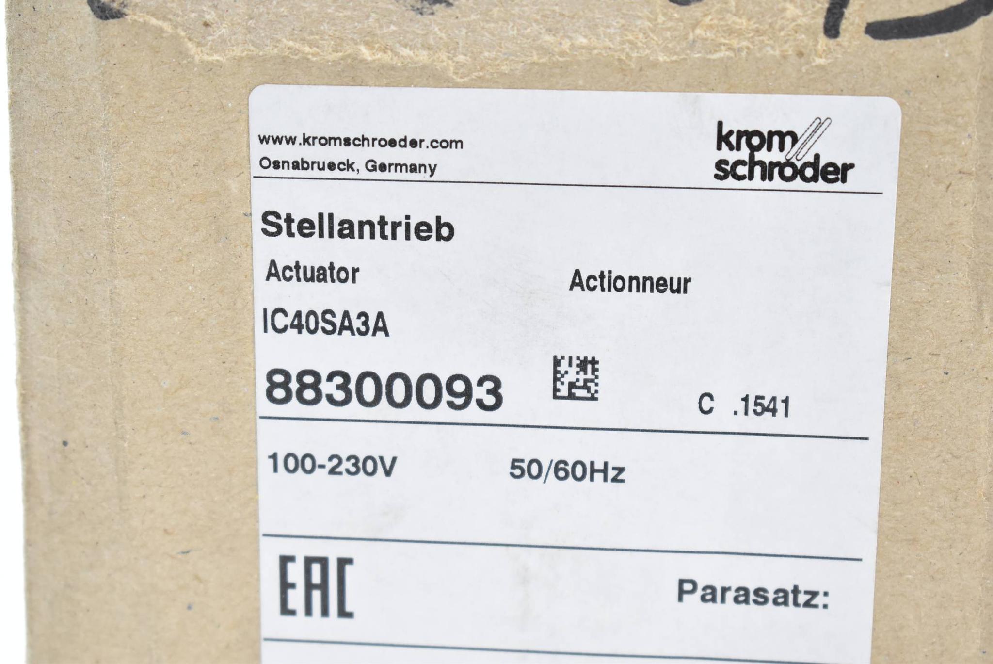 Produktfoto 3 von Krom Schröder Stellantrieb IC40SA3A ( 88300093 )