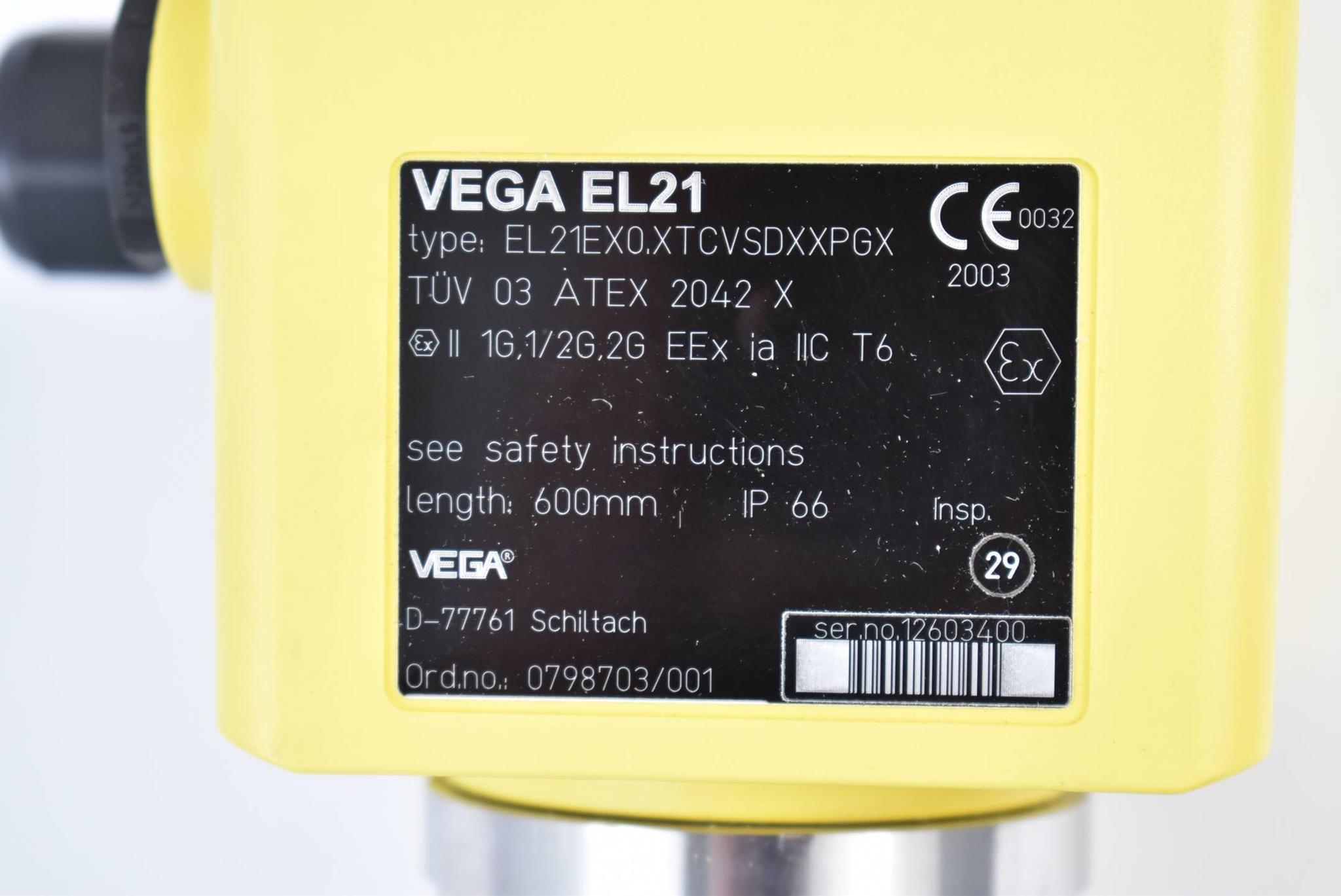 Produktfoto 2 von Vega Messsonde EL21 EL21EX0.XTCVSDXXPGX