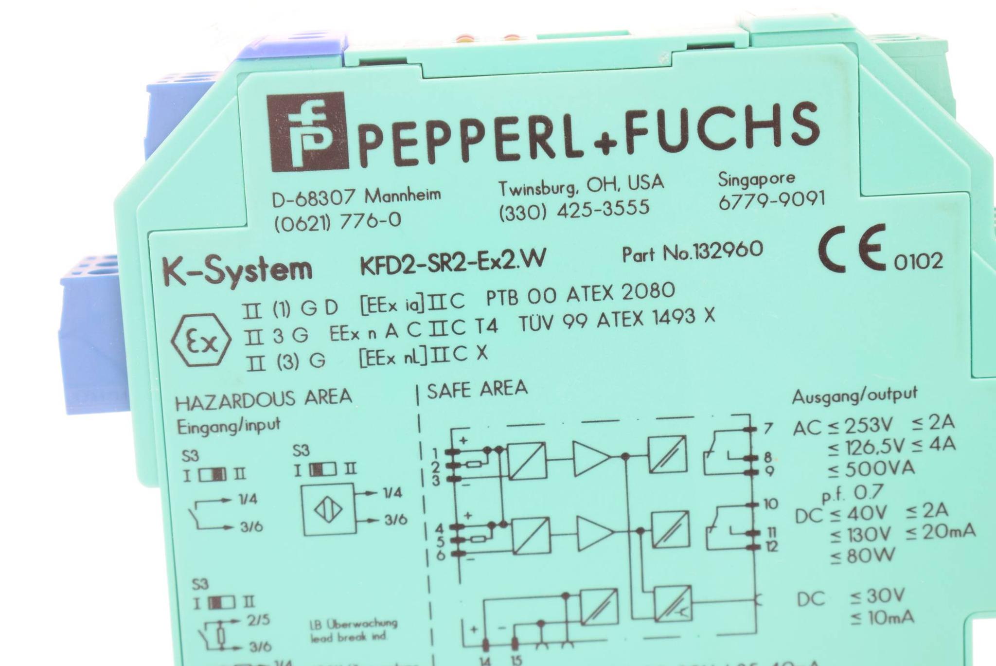 Produktfoto 2 von Pepperl + Fuchs Schaltverstärker KFD2-SR2-EX2.W ( 132960 )