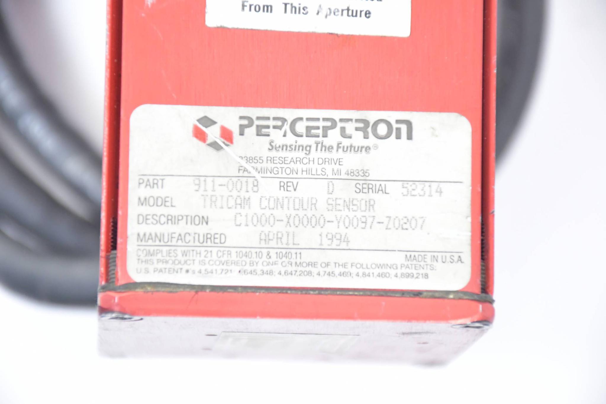 Produktfoto 3 von Perceptron Tricam Kontursensor 911-0018 ( C1000-X0000-Y0097-Z0207 )