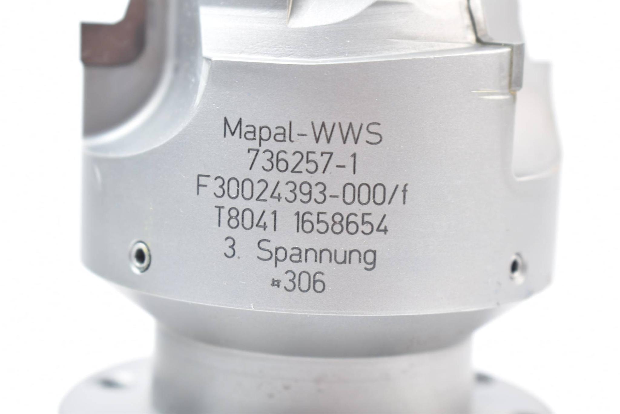 Produktfoto 1 von Mapal WWS 736257-1 ( F30024393-000/f ) T8041 16586540 3. Spannung + MN 5092-08-K