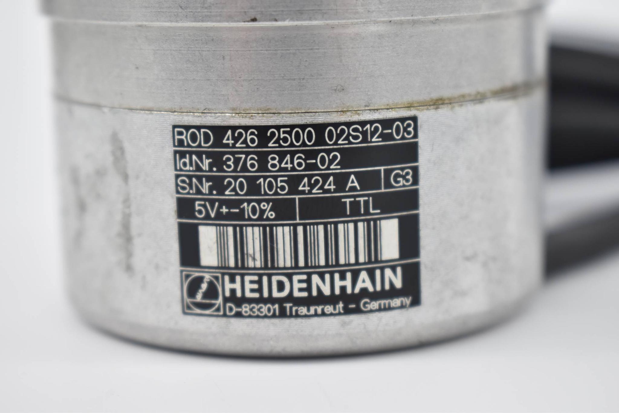 Produktfoto 2 von Heidenhain Drehgeber ROD 426 2500 02S12-03 ( 376 846-02 ) G3