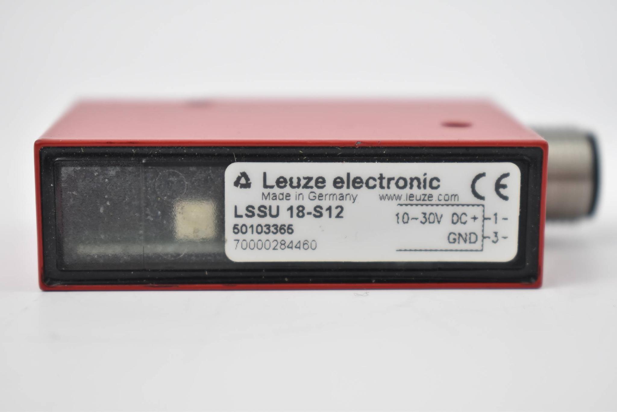 Produktfoto 3 von Leuze electronic Ultraschall Einwegschranke SSU 18-S12 ( 50103365 ) 10-30VDC