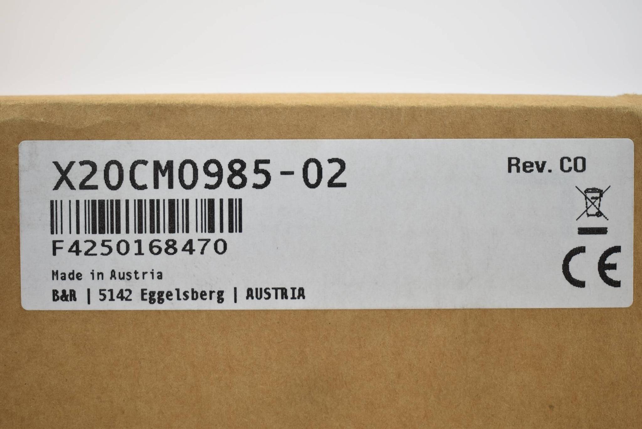 Produktfoto 4 von B&R automation Mischmodul X20 CM 0985-02 ( X20CM0985-02 ) Rev.C0