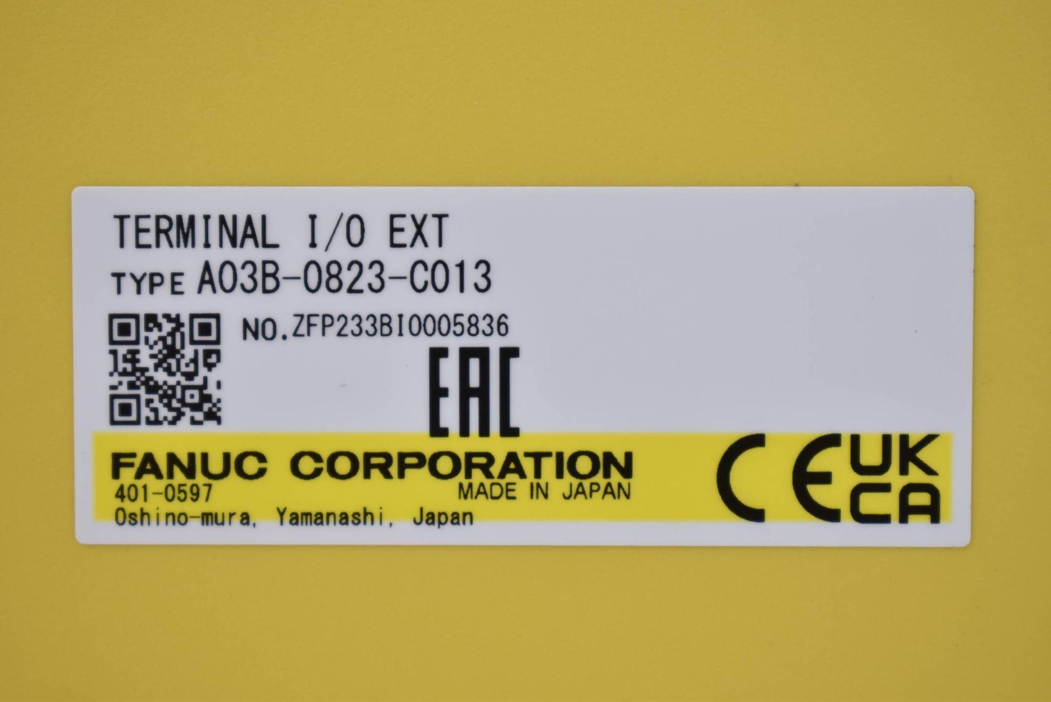 Produktfoto 4 von Fanuc Terminal I/O EXT A03B-0823-C013