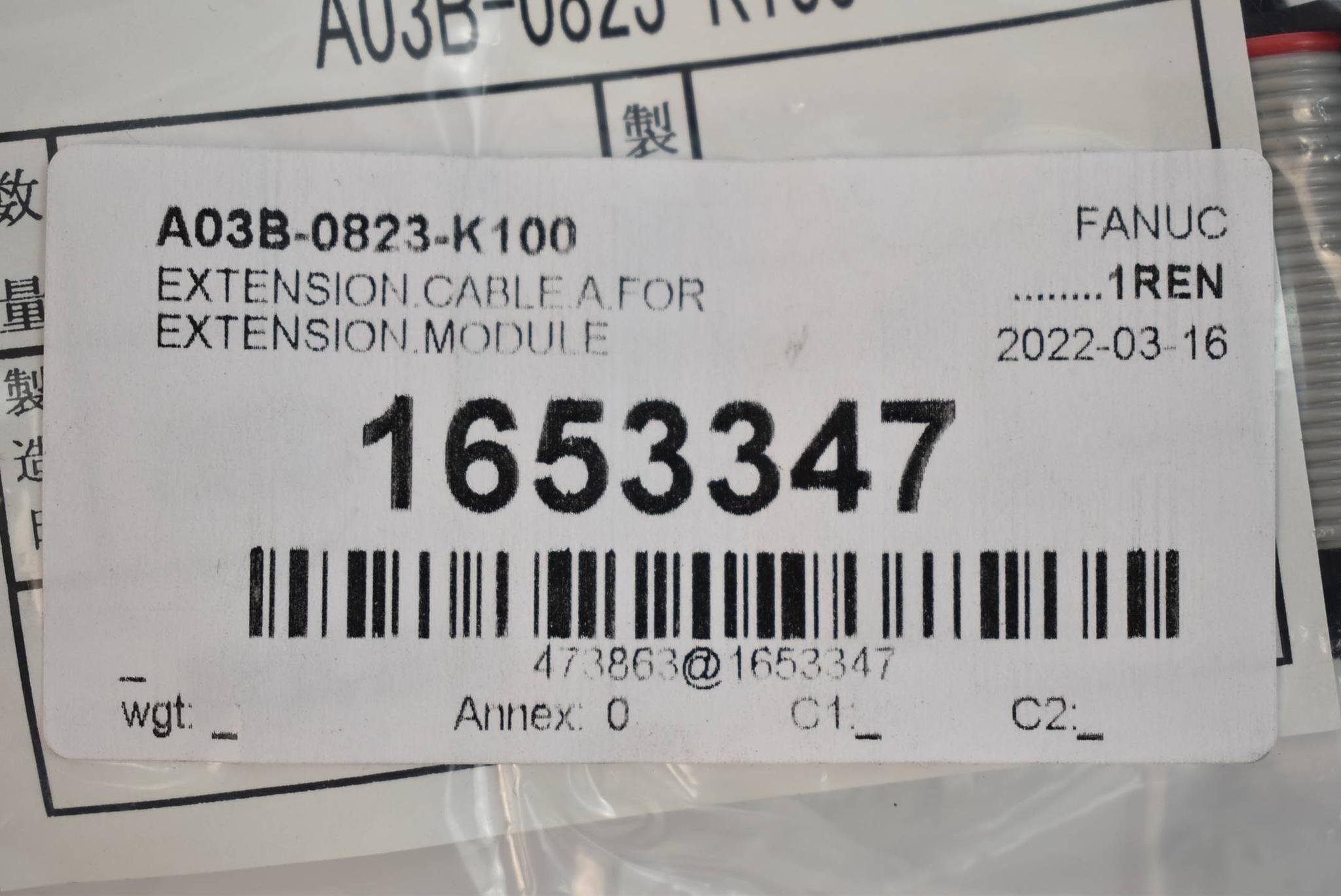 Produktfoto 2 von Fanuc Extension Cable A for Extension Module A03B-0823-K100