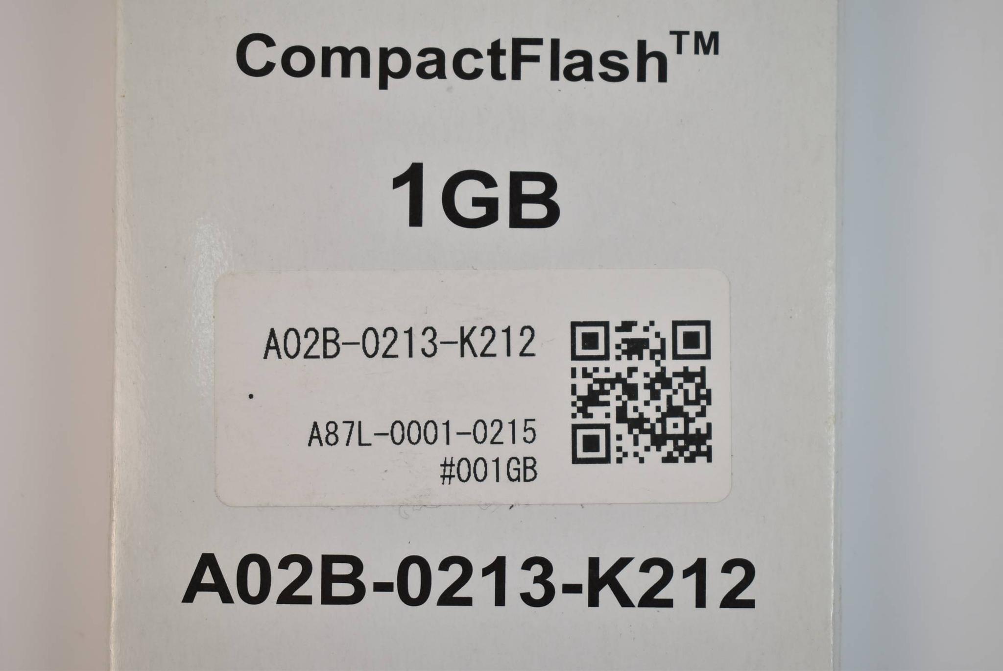 Produktfoto 1 von Fanuc CompactFlash Card 1GB A02B-0213-K212