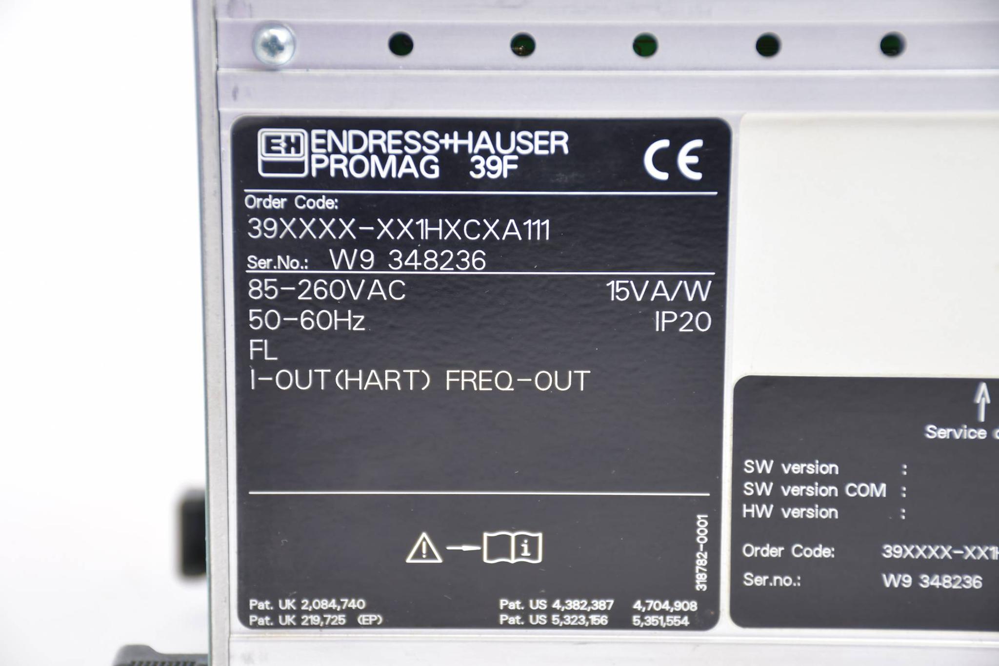 Produktfoto 2 von Endress + Hauser E+H Messumformer Promag 39 F ( 39XXXX-XX1HXCXA111 )