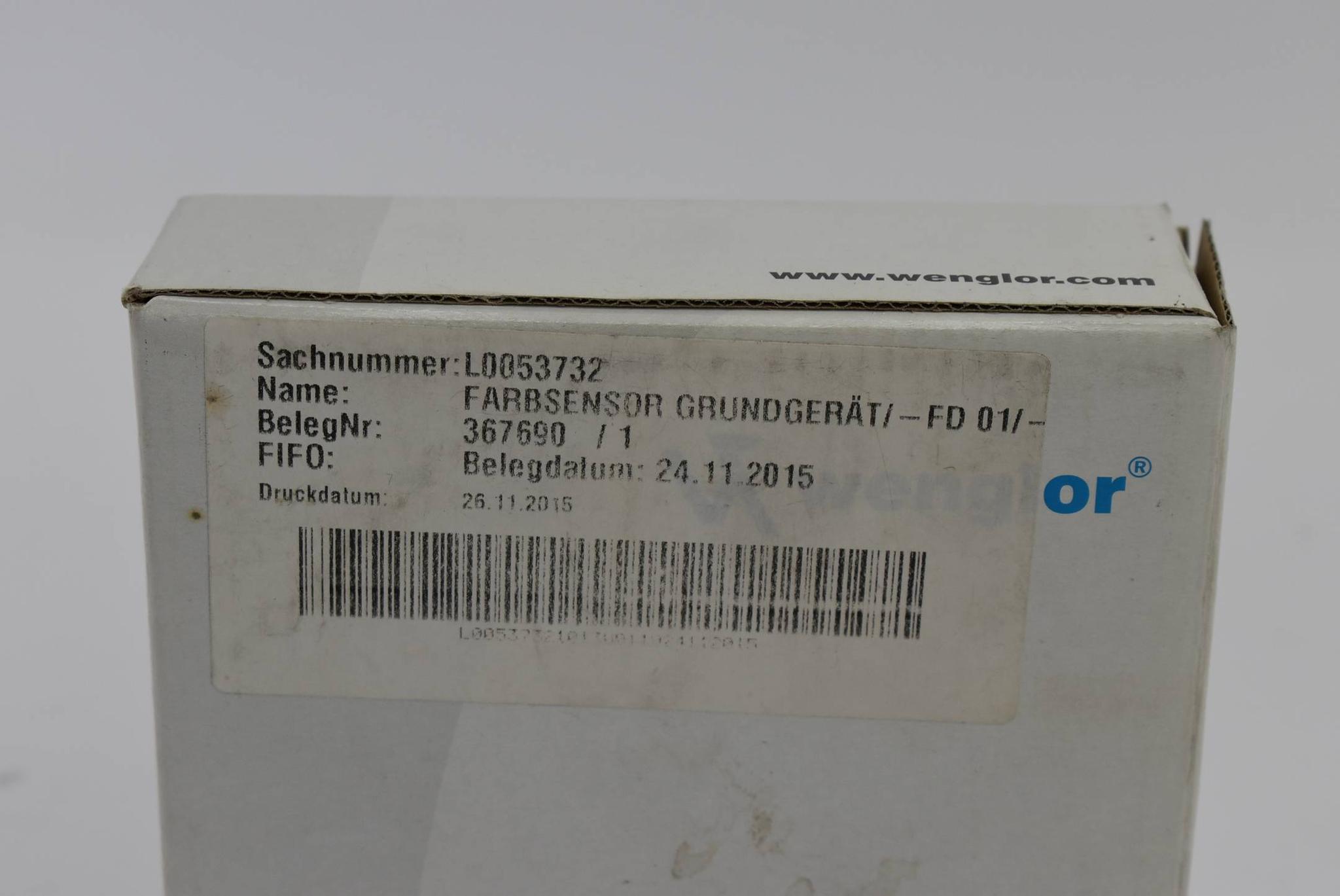 Produktfoto 4 von Wenglor FD01 Farbsensor Grundgerät L053732