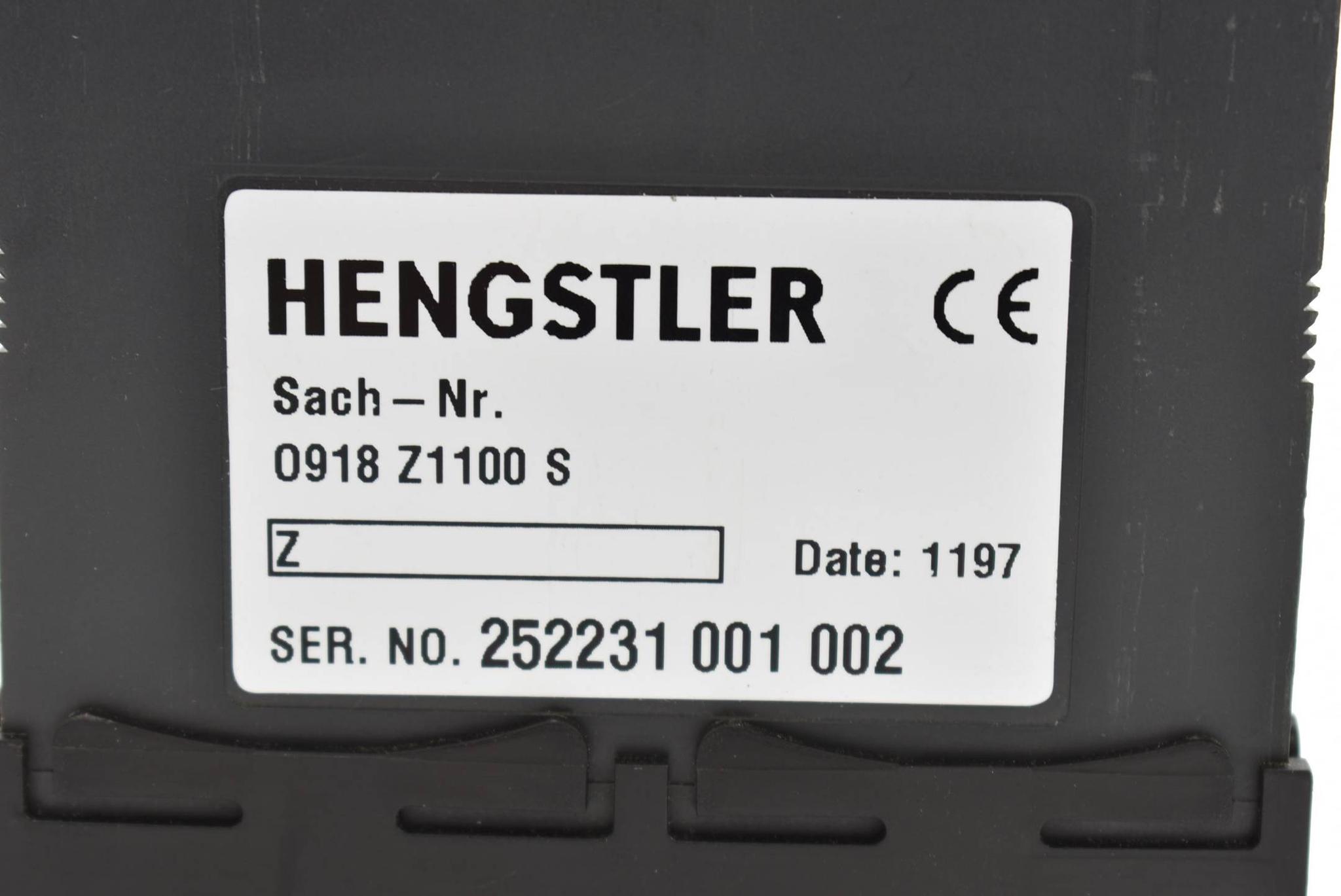 Produktfoto 3 von Hengstler Grado 918 Temperatur Controller 0981 Z1100 S ( 0981Z1100S )