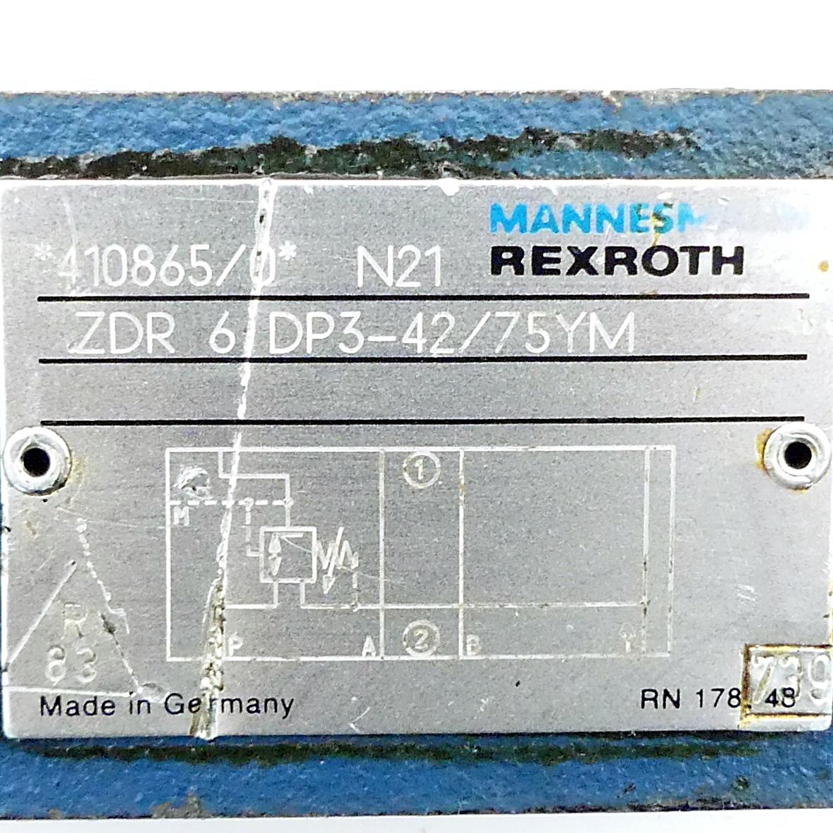 Produktfoto 2 von REXROTH Druckregelventil ZDR 6 DP3-42/75YM