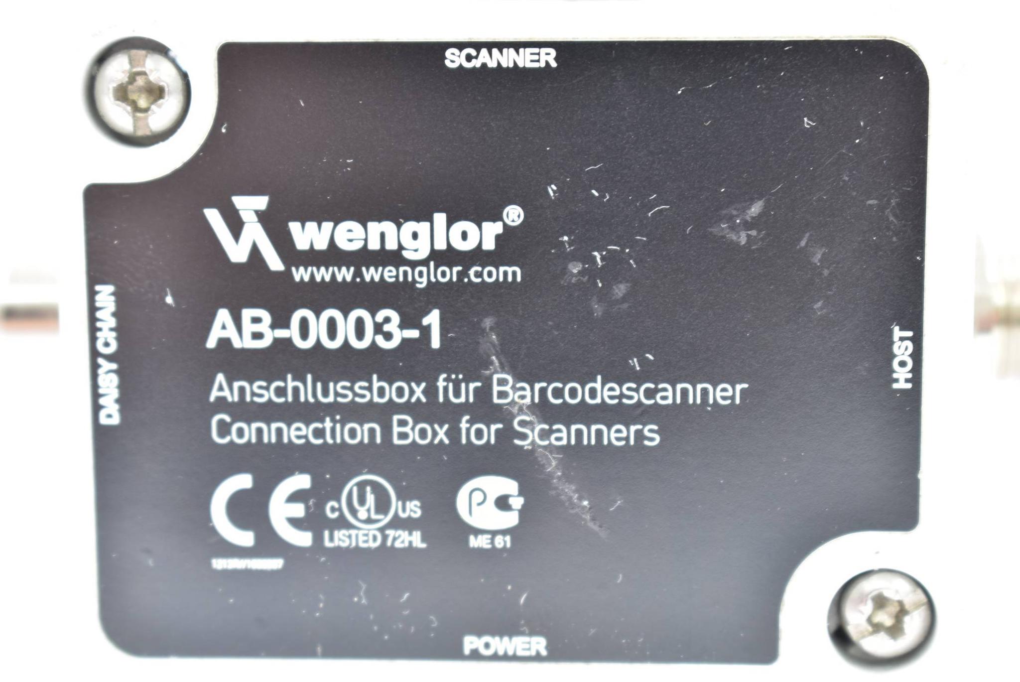 Produktfoto 3 von Wenglor Anschlussbox für Barcodescanner AB-0003-1