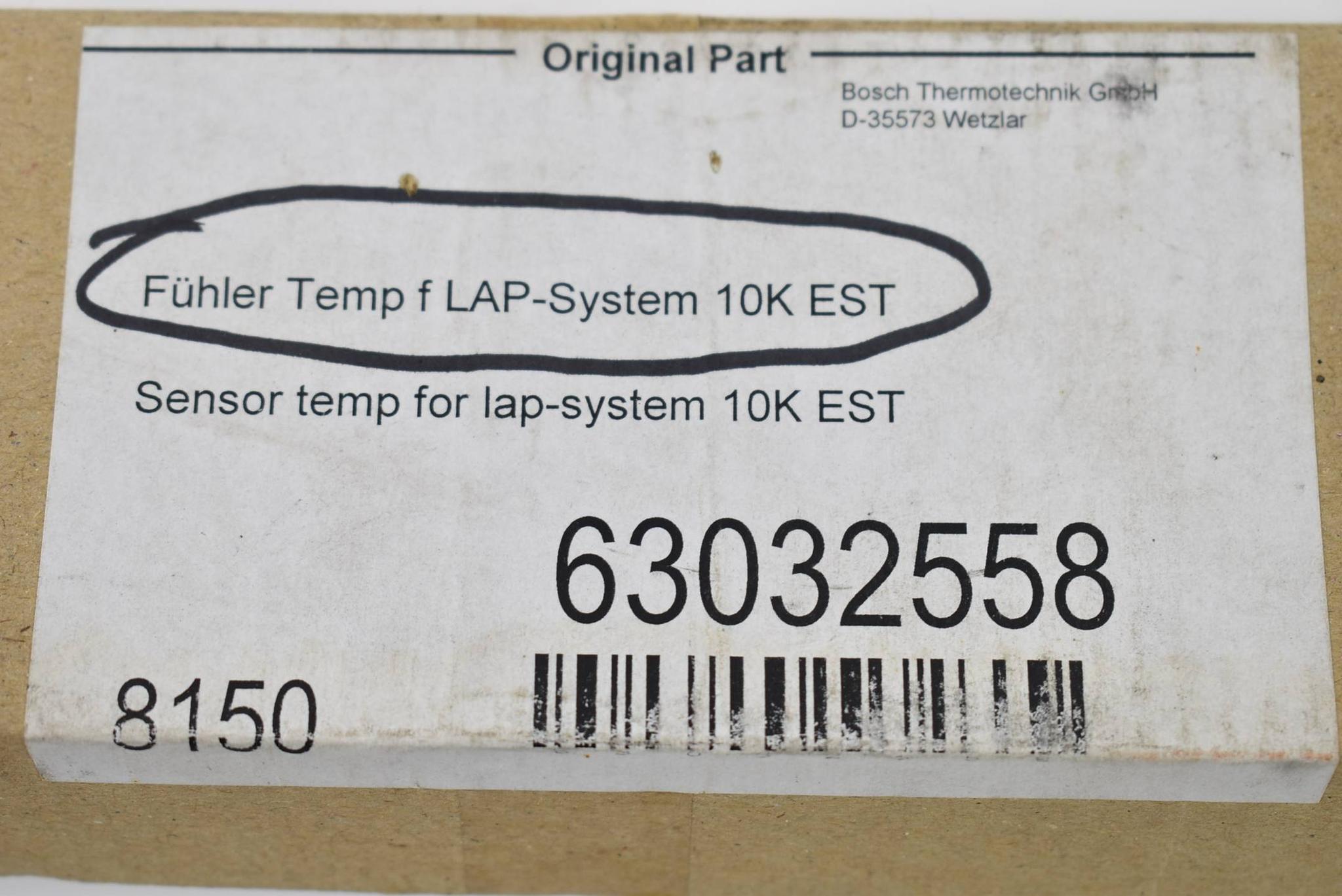 Produktfoto 2 von Bosch Fühler Temperatur für LAP-System 10K EST 63032558